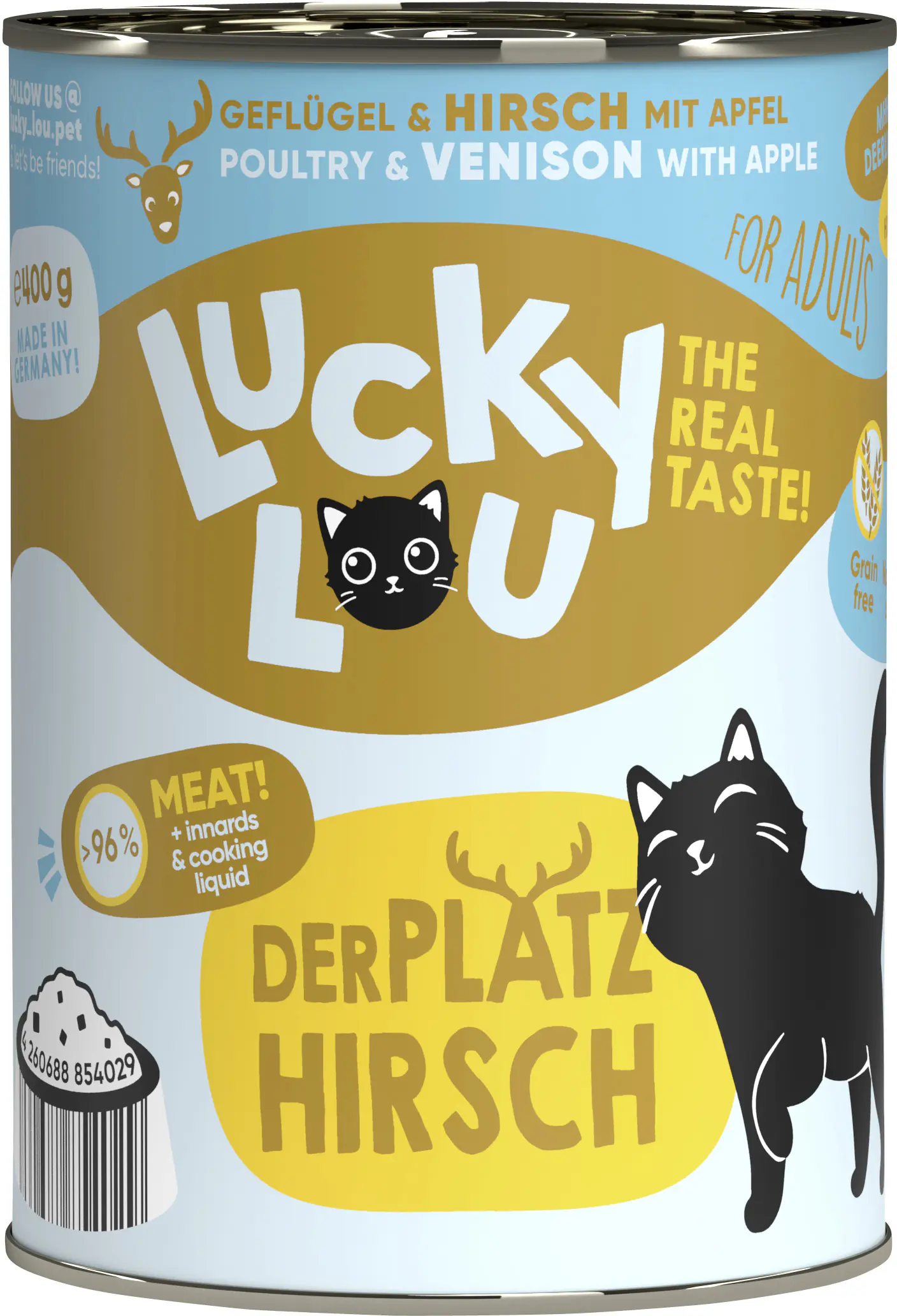 Lucky Lou Lifestage Adult Geflügel und Hirsch 400g Lucky Lou Lifestage Adult Geflügel und Hirsch 400g