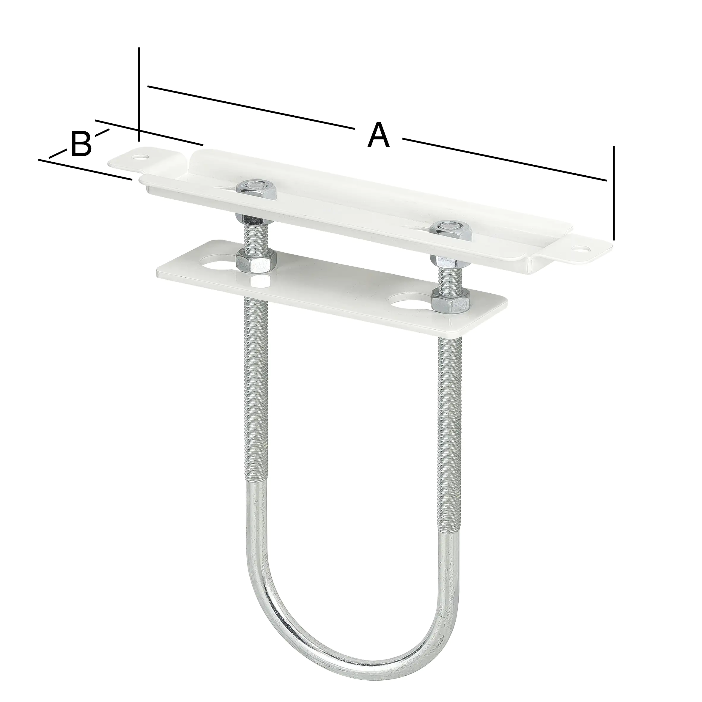 Vormann Vario-Heizkörperkonsolen weiß 19 x 4.5 cm Vormann Vario-Heizkörperkonsolen weiß 19 x 4.5 cm