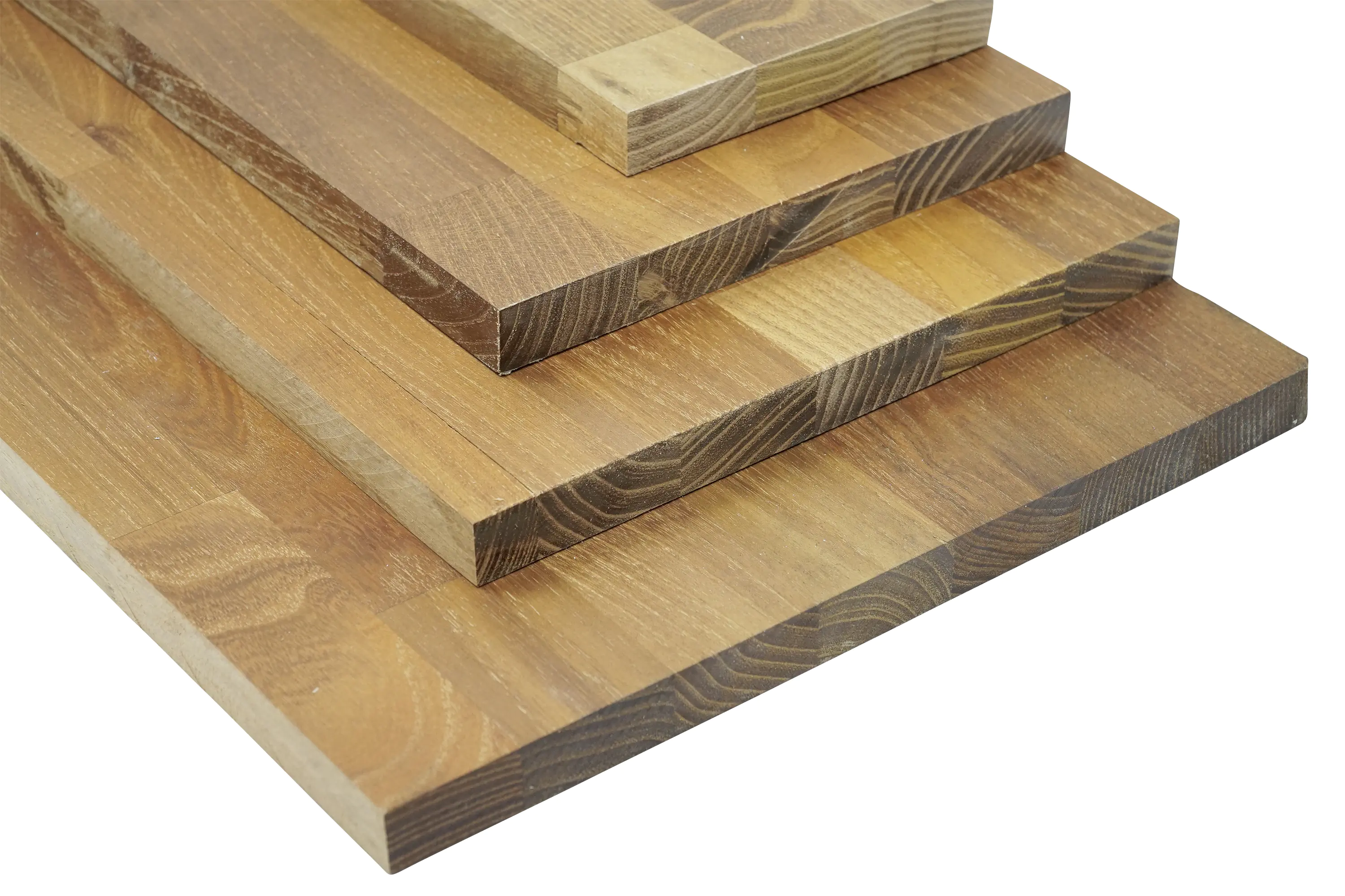 Massivholzplatte Leimholz Akazie 80 x 20 cm 18 mm geölt