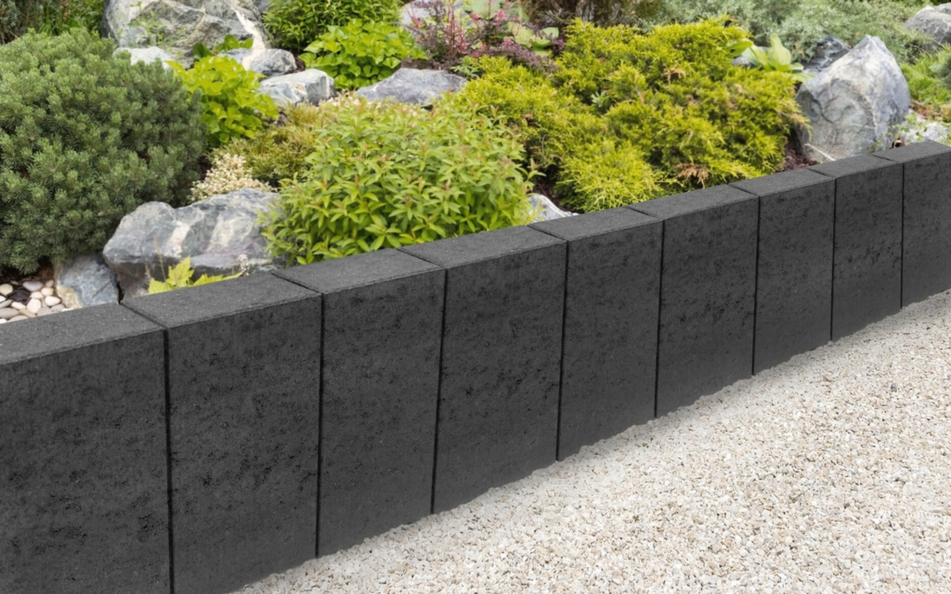 EHL Palisade Palibord Tulo Rechteck 50 x 30 x 8 cm anthrazit
