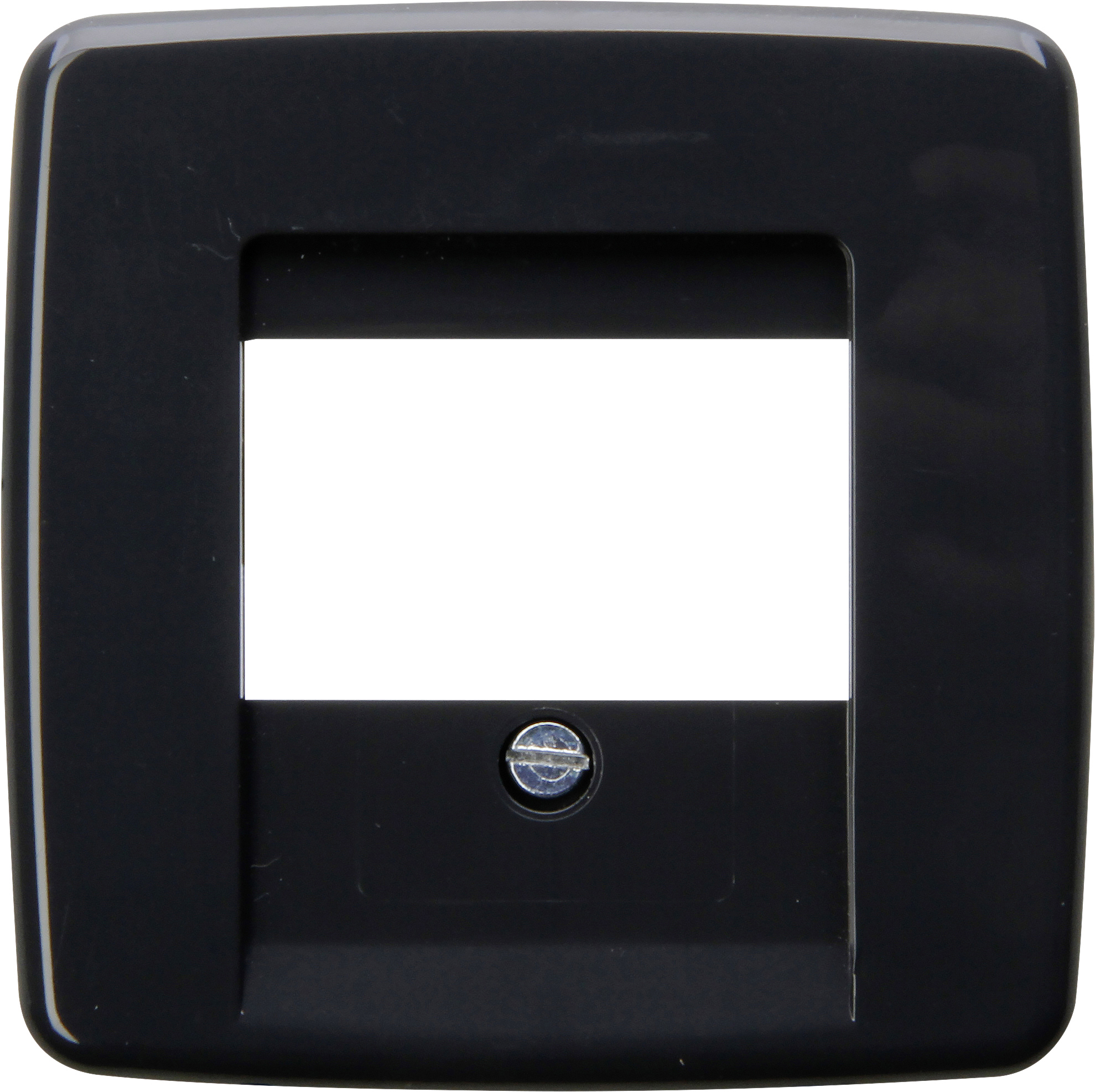 Kopp UAE-Abdeckung Rivo anthrazit, , Schrägauslass, 1-2 Anschlüsse, 339515082