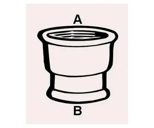 Cornat Reduziermuffe messing 3/4" x 1/2" Innengewinde