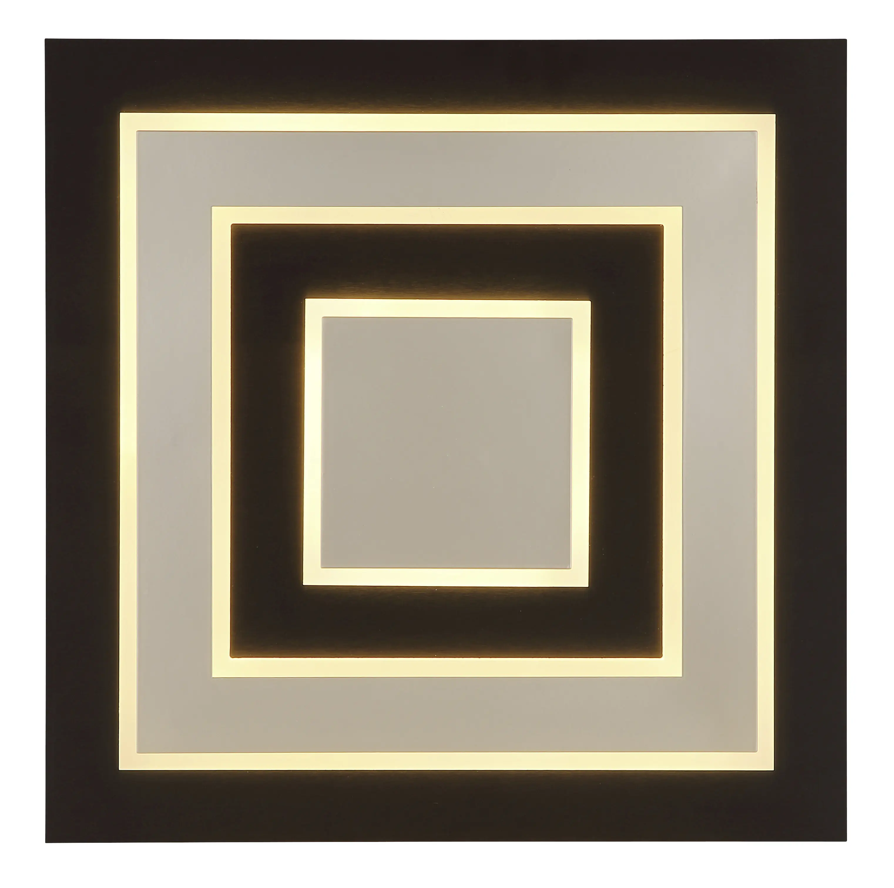 Globo Deckenleuchte Jayden 48 x 48 cm schwarz warmweiß