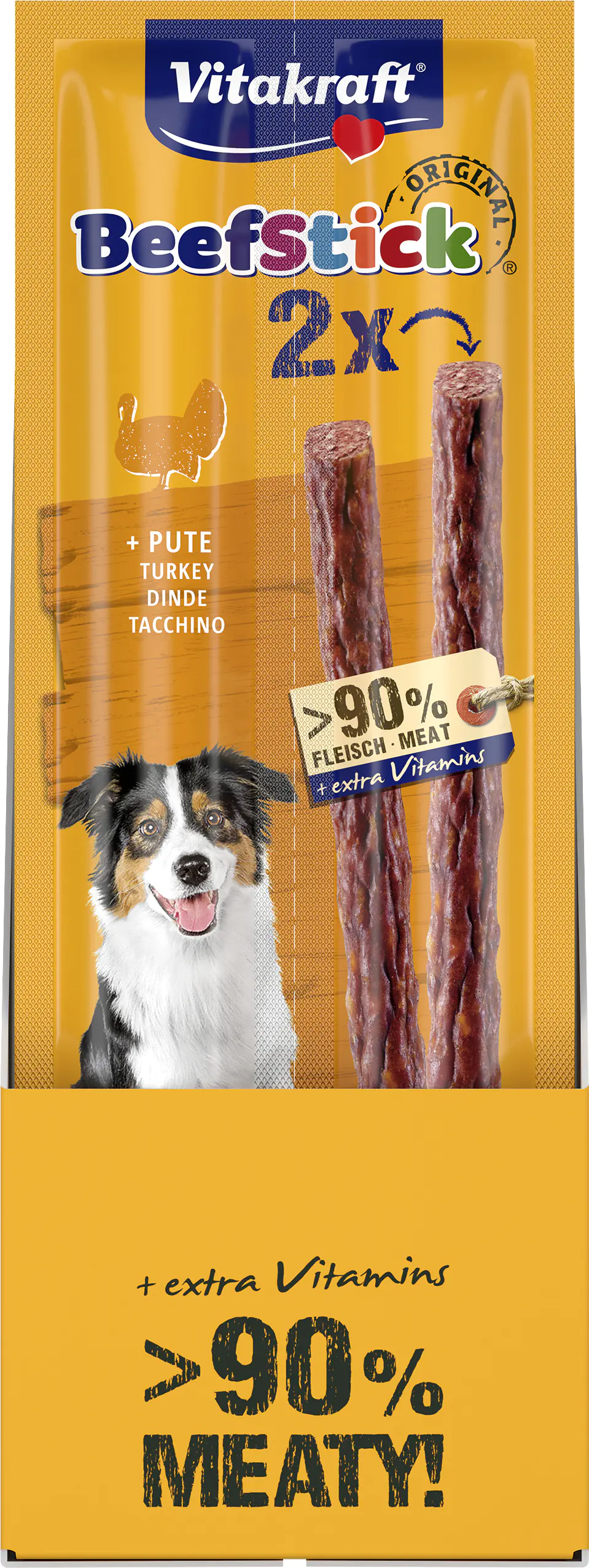 Vitakraft Beef Stick® Pute 2 Stück / 24 g Vitakraft Beef Stick® Pute 2 Stück / 24 g