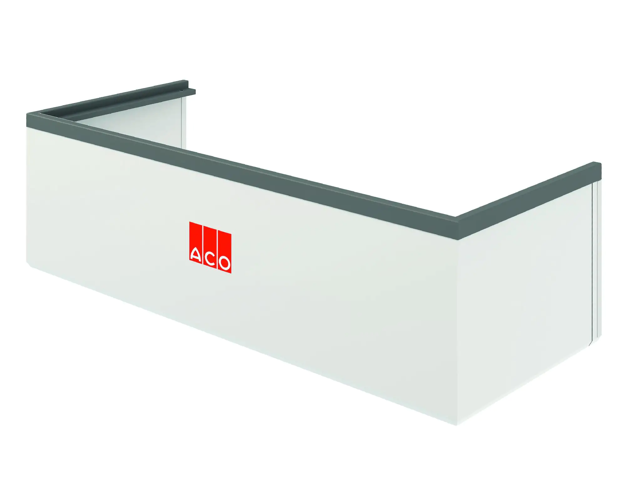 ACO Aufstockelement weiß, 80 x 34 x 40 cm