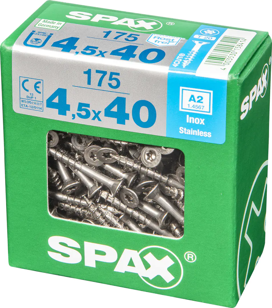 Spax Universalschrauben 4.5 x 40 mm TX 20 - 175 Stk.