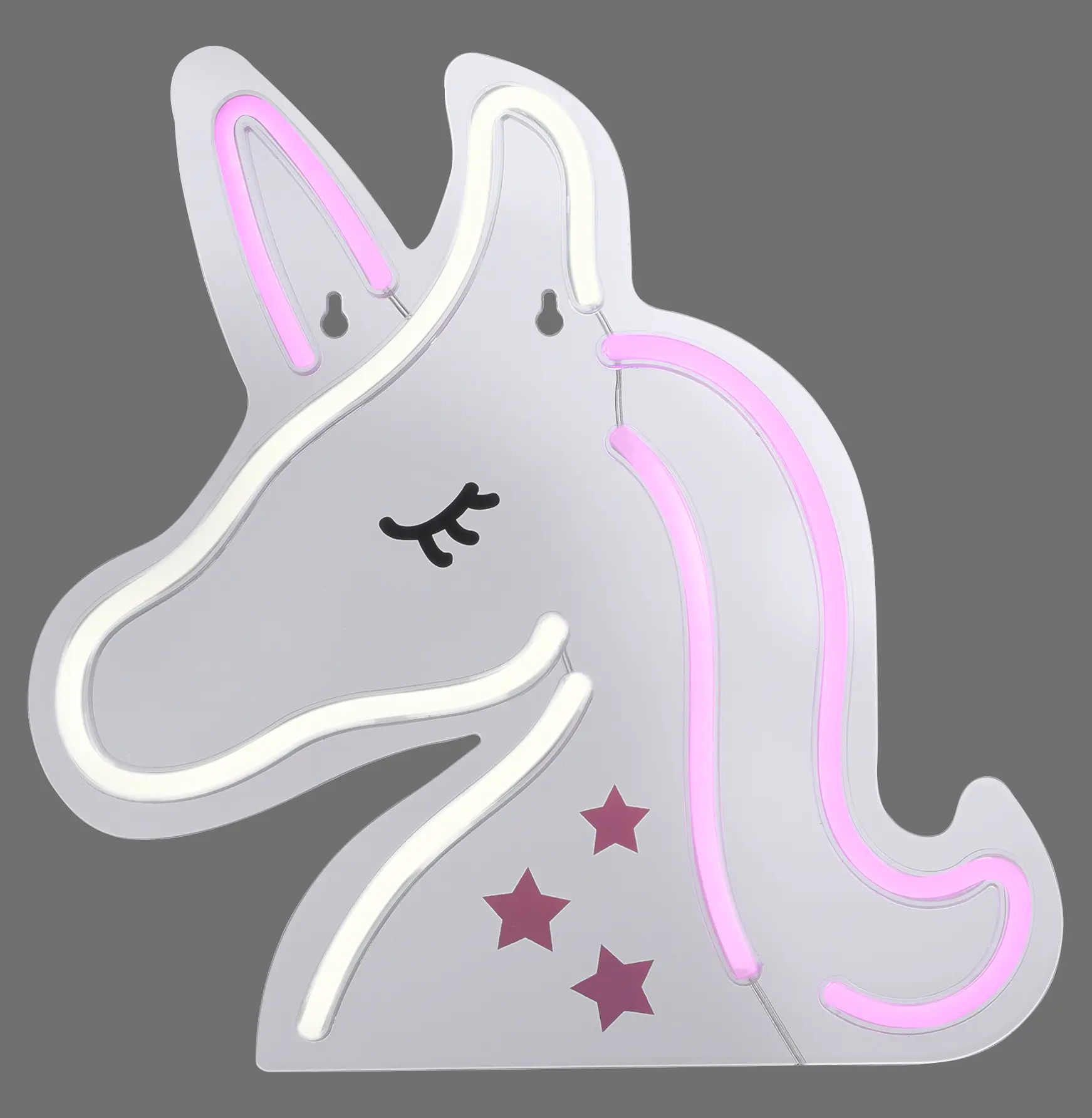 Just light LED Dekoleuchte Unicorn 33 x 1,5 x 33 cm Just light LED Dekoleuchte Unicorn 33 x 1,5 x 33 cm