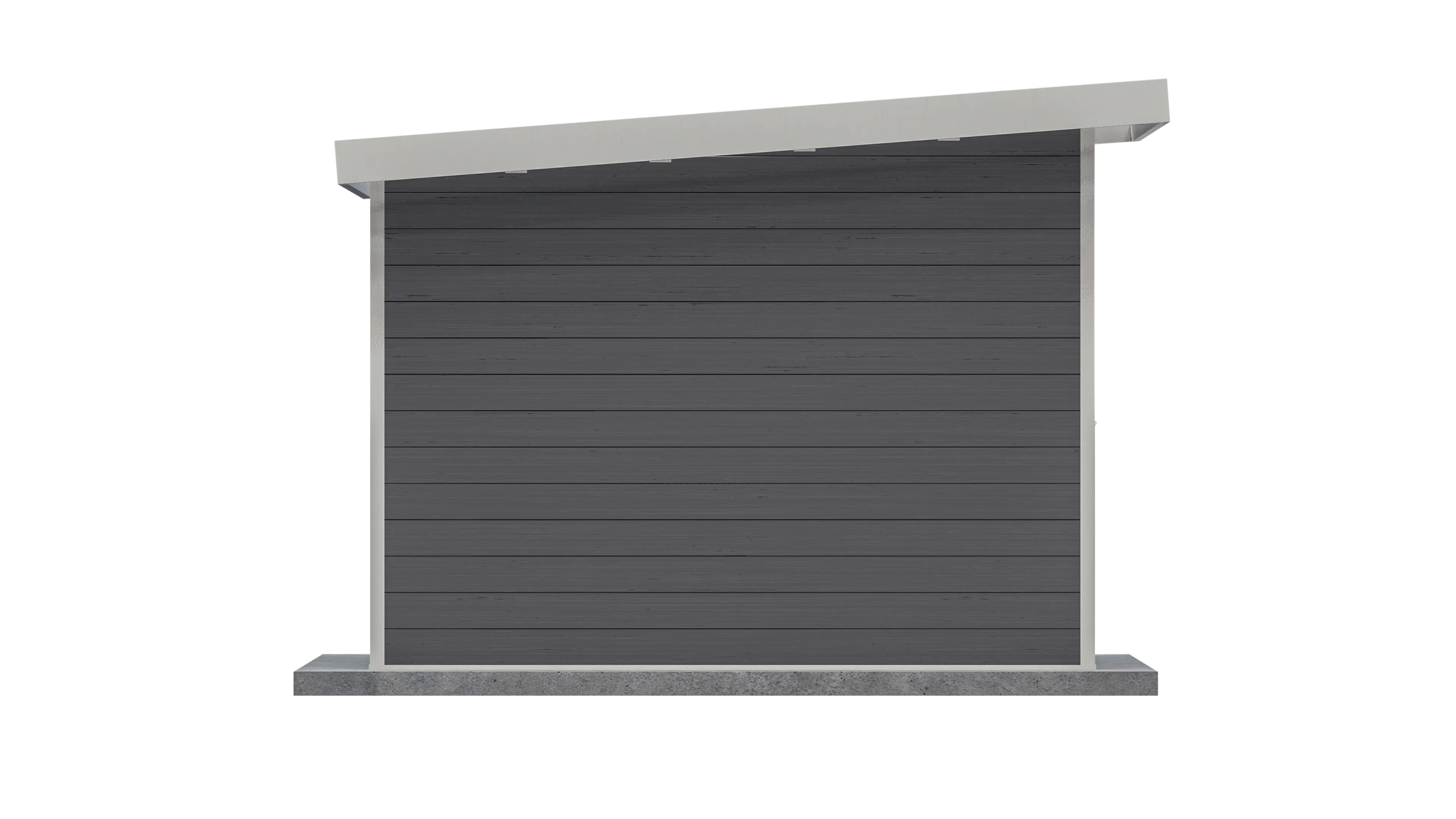 elephant WPC Gartenhaus 434 x 344 cm anthrazit