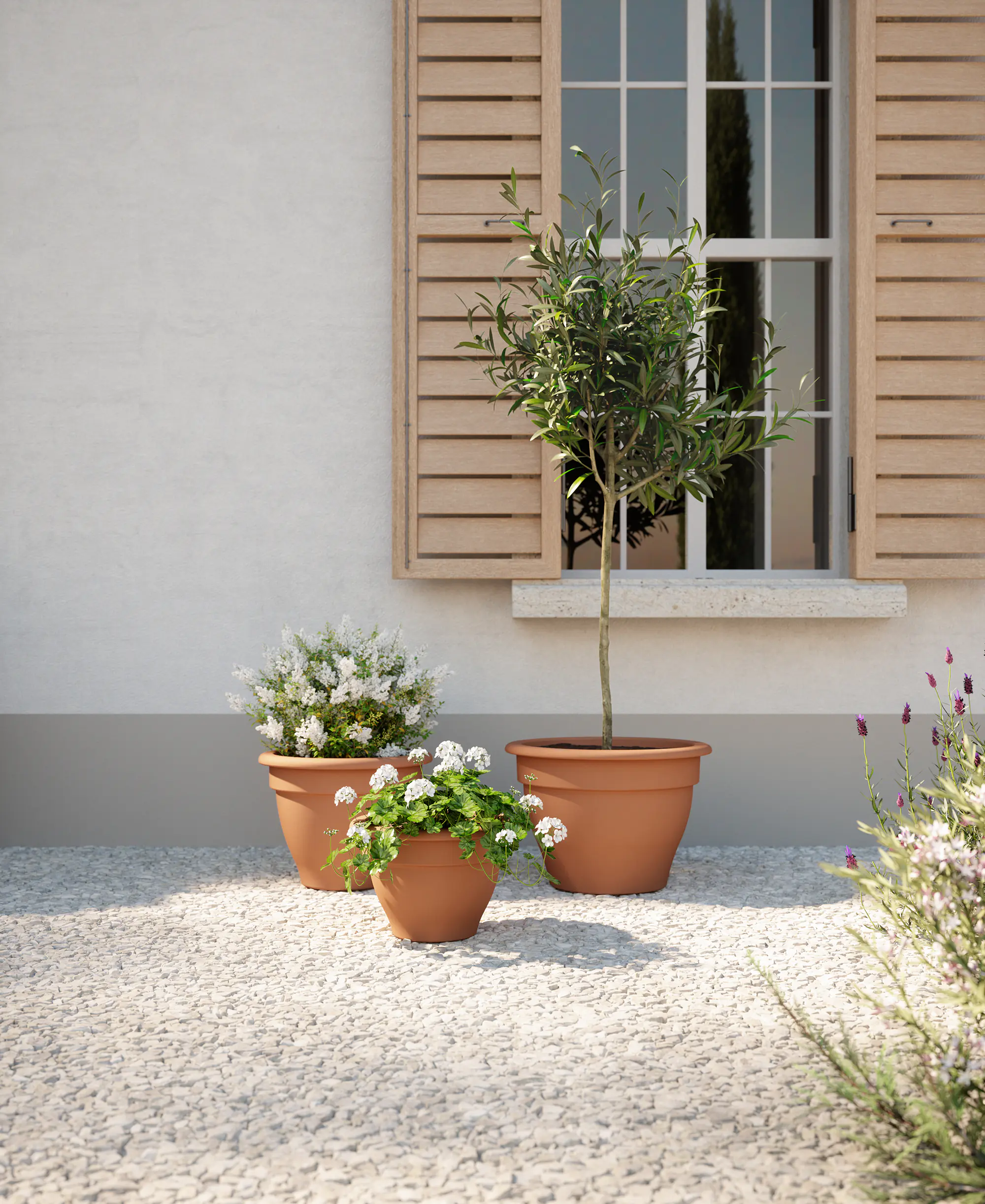 Artevasi Pflanztopf Pessoa Campana Terrakotta Ø 37 x 27,2 cm natur