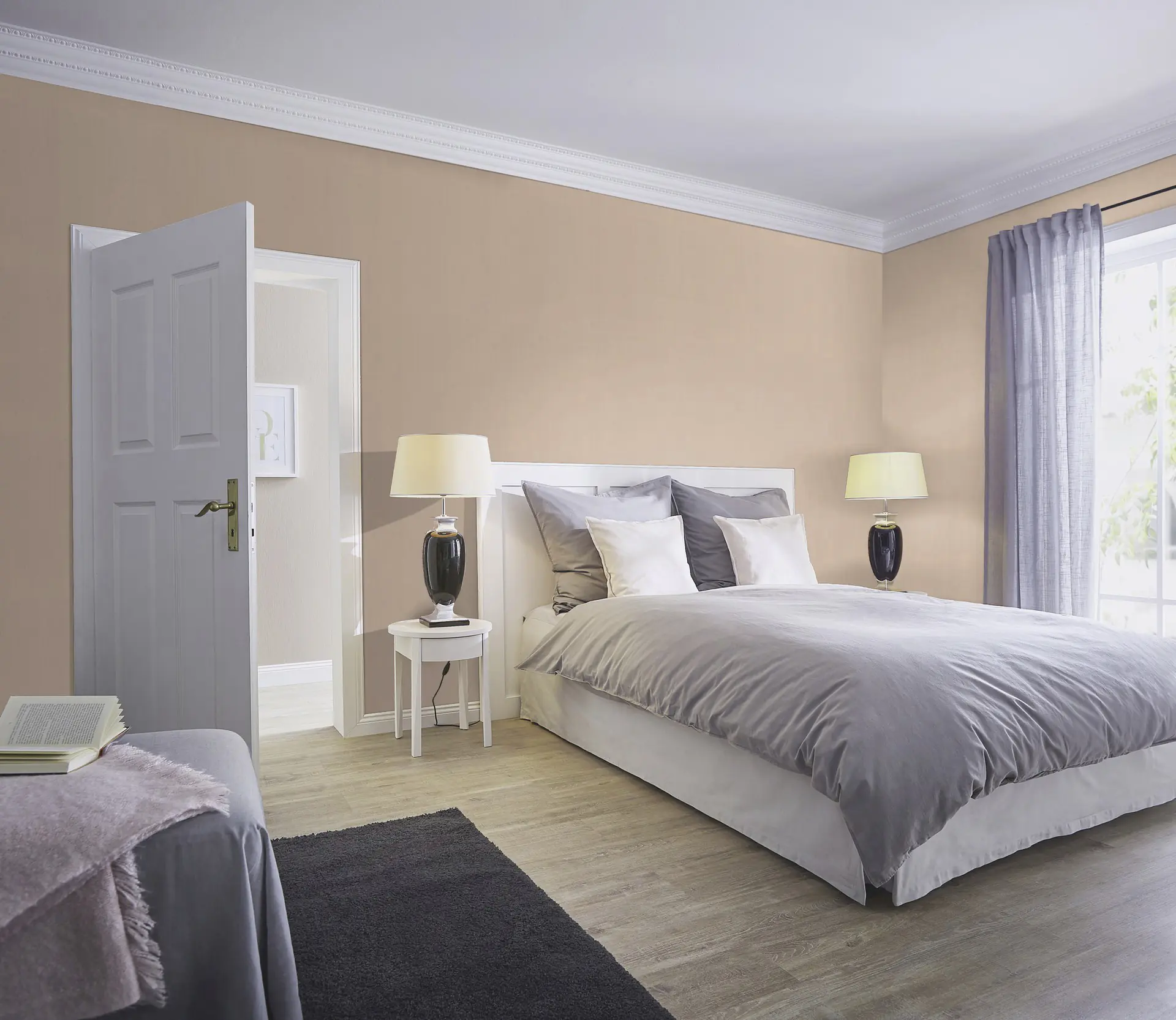 Rasch Vliestapete 746075 Rosa-Altrosa dunkel Uni 10,05 m x 0,53 m