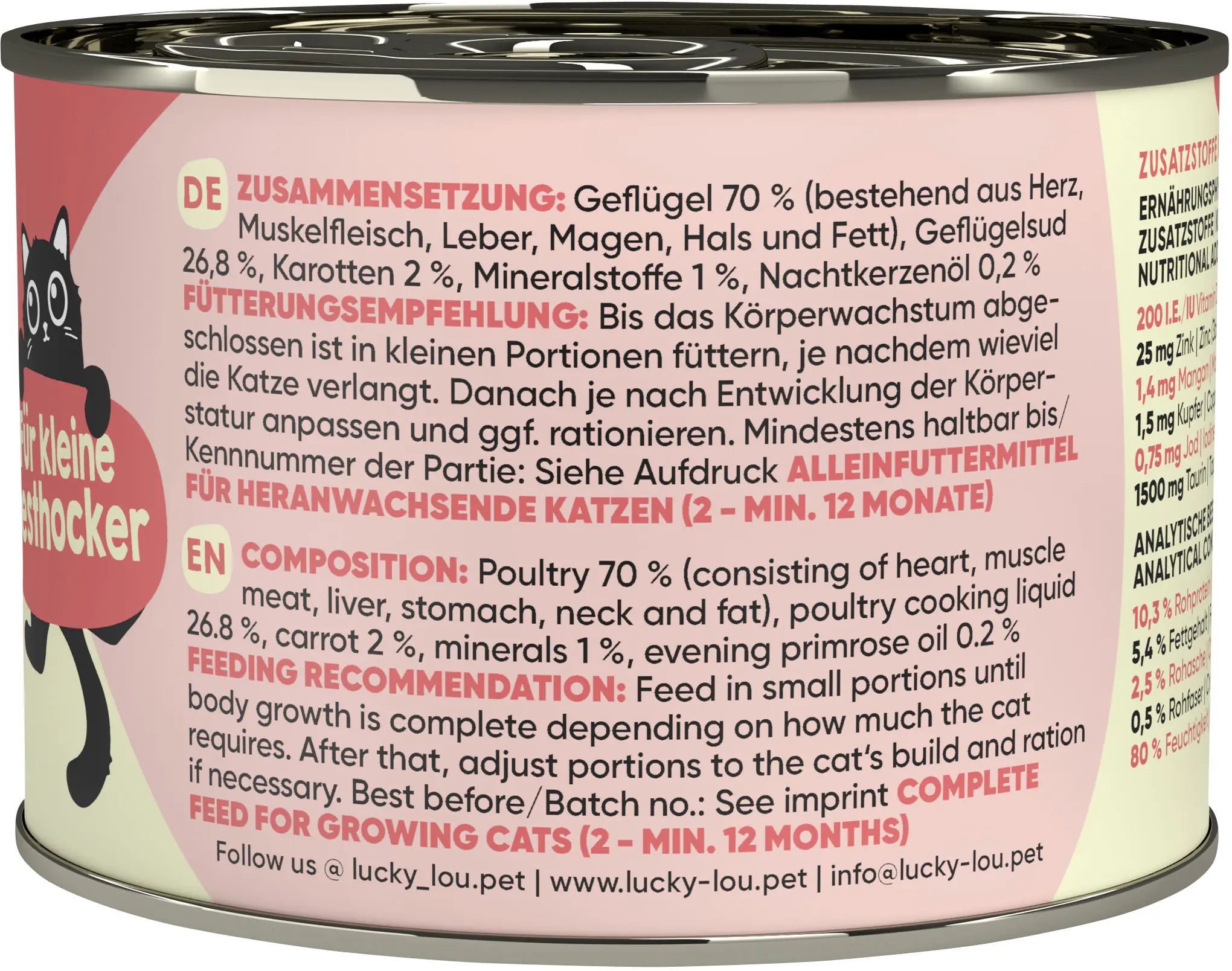 Lucky Lou Lifestage Kitten Geflügel 200g Lucky Lou Lifestage Kitten Geflügel 200g