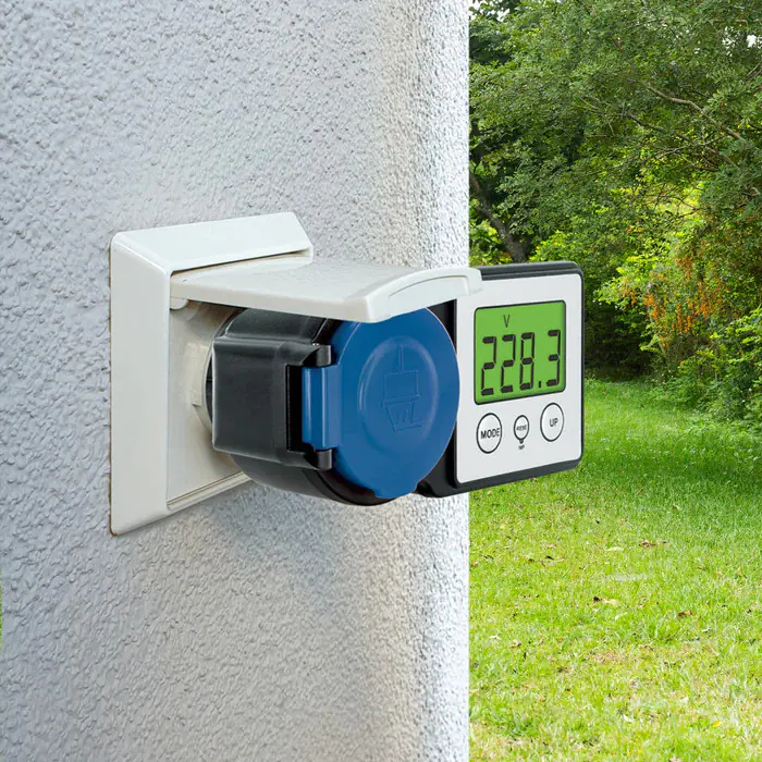 Schwaiger Energiekosten Messgerät STEM1044 Display beleuchtet, IP44