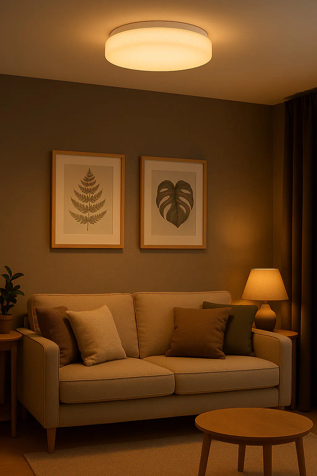 Primaster LED Deckenleuchte Boston mit Sternenhimmel 24 x 6 cm weiß 