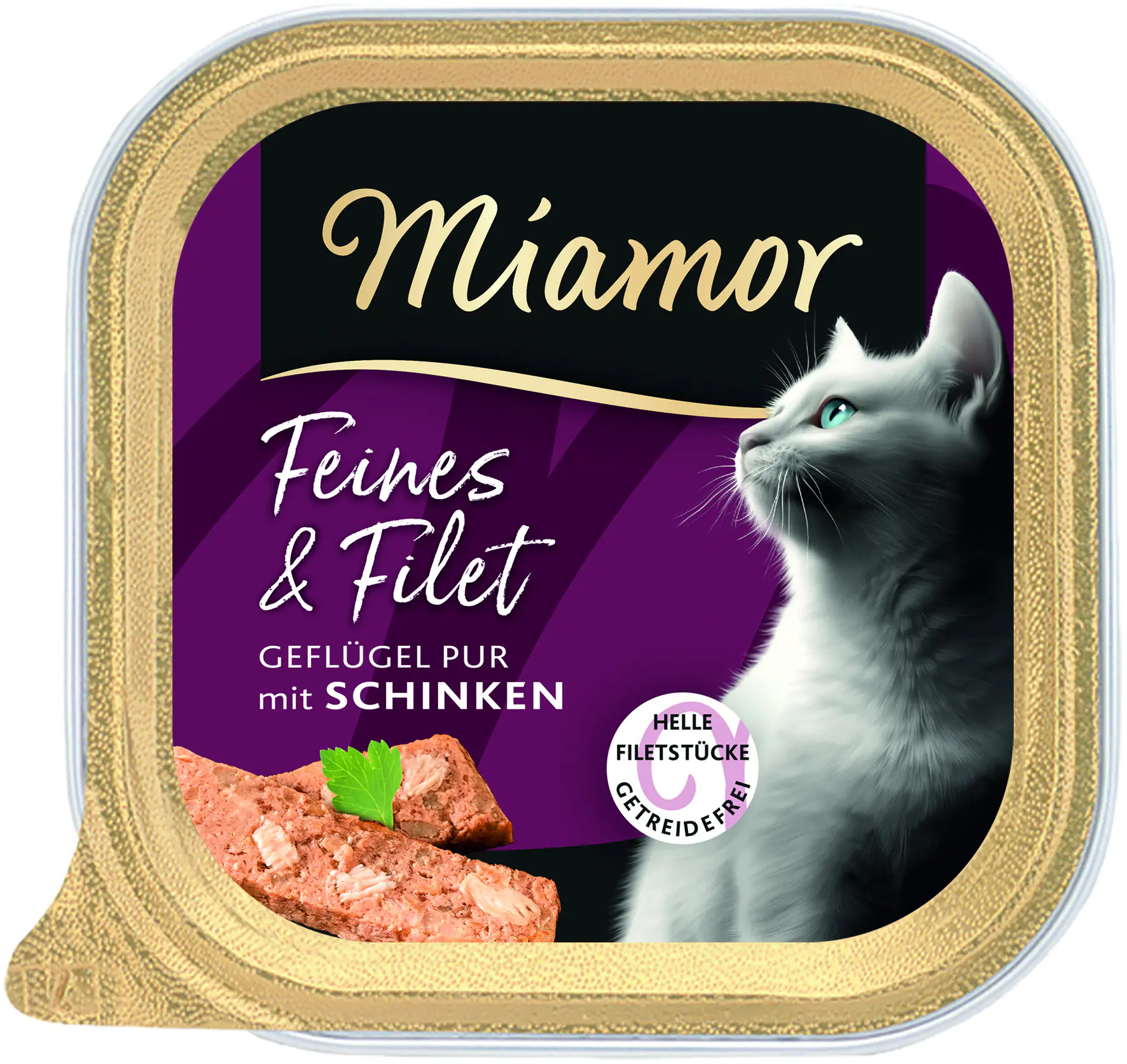 Miamor Katzennassfutter 100 g Pur & Schinken