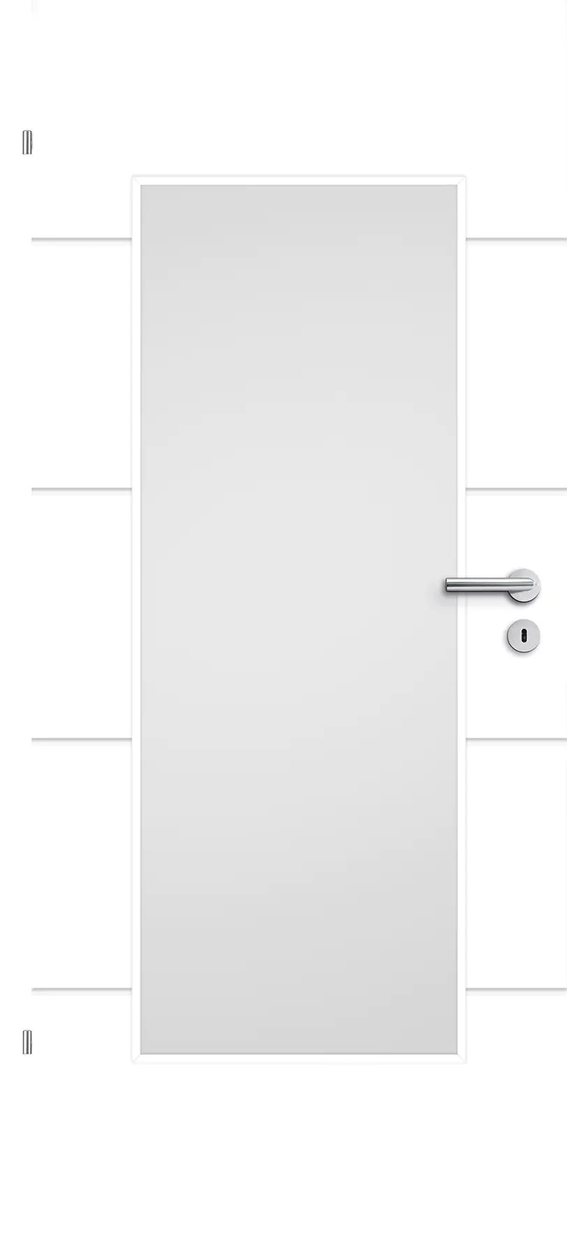 Borne Zimmertür Fila 5 design-weiß mit Lichtausschnitt HD Röhrenspan 