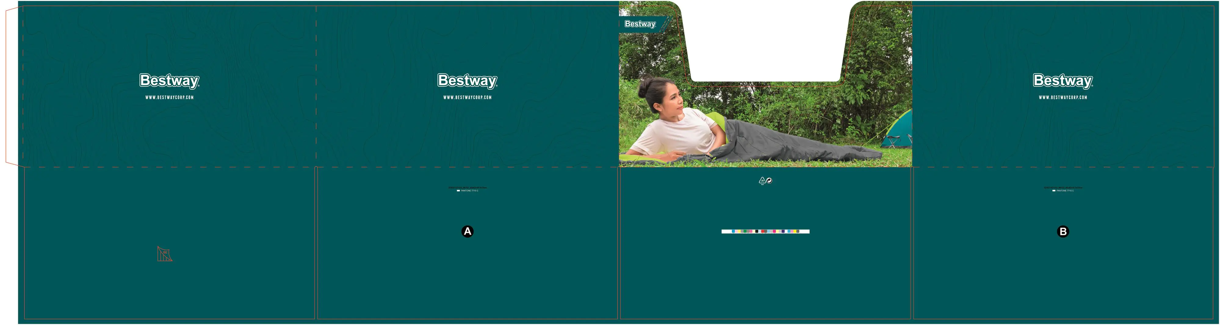 Bestway Mumien-Schlafsack Hiberhide 10 220 x 75 x 50 cm, sortiert