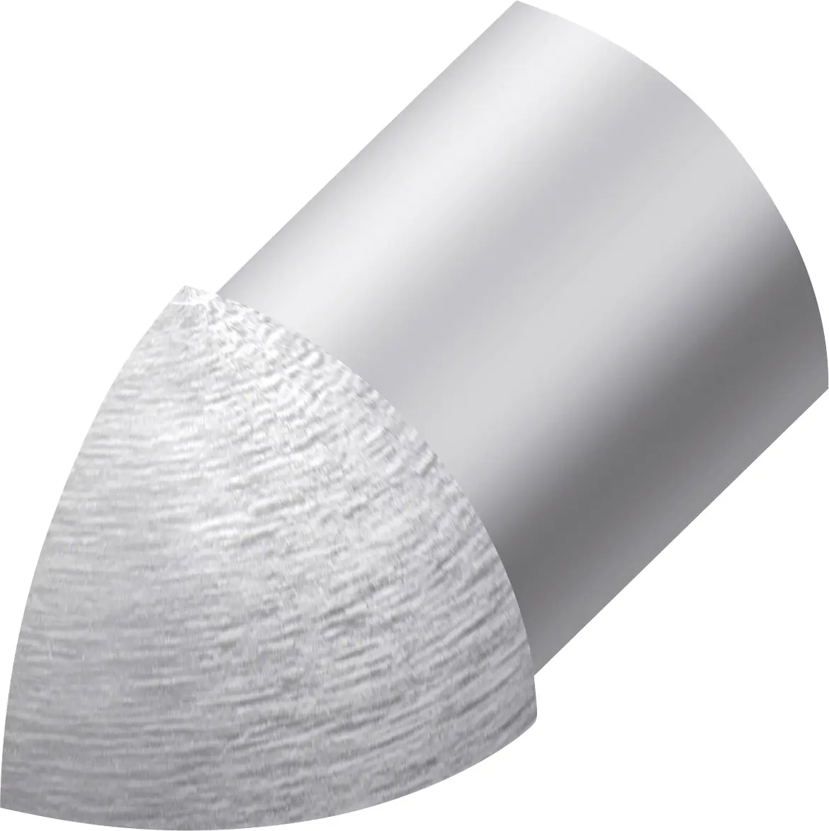 alfer Außenecke Edelstahl gebürstet