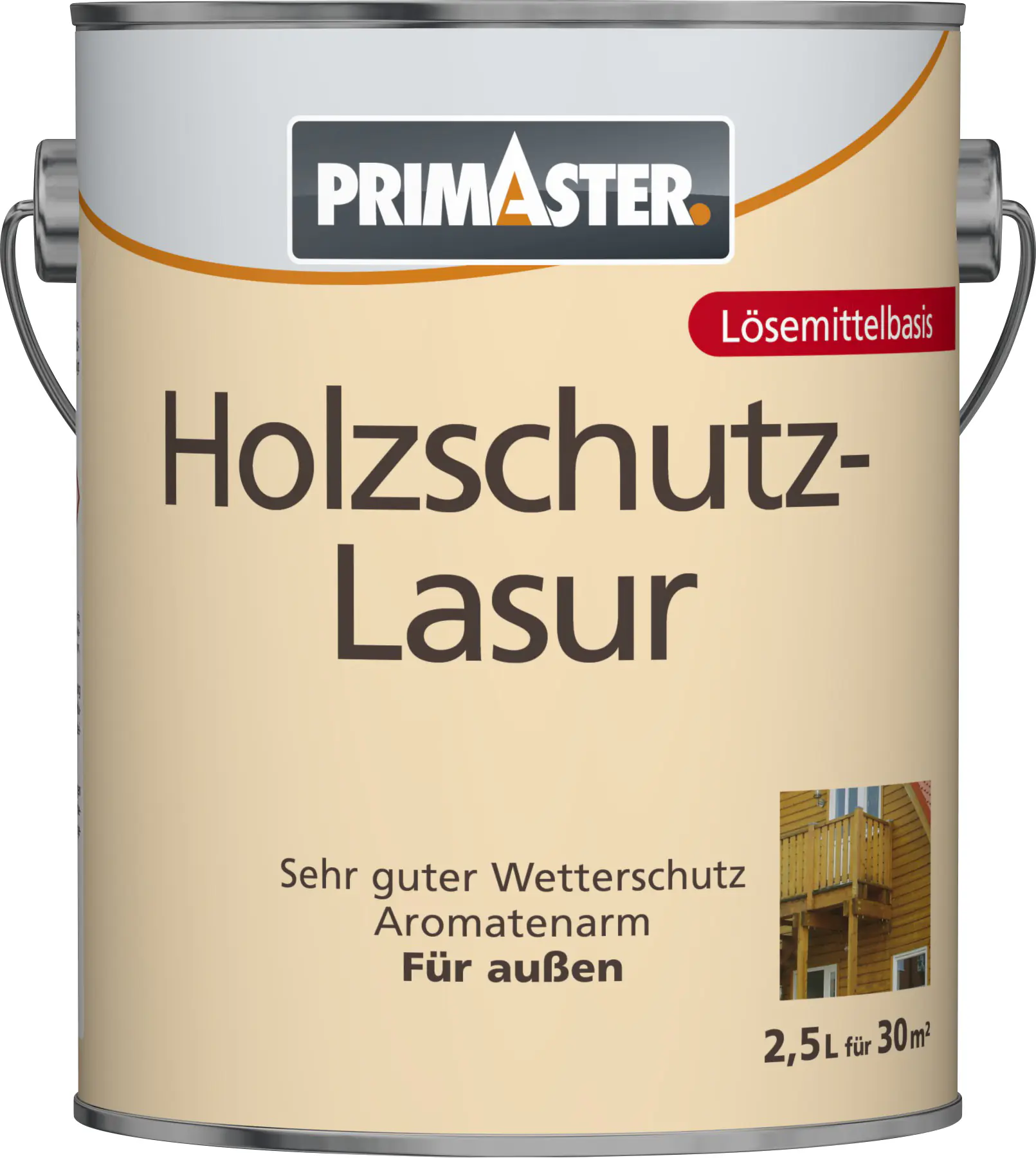 Primaster Holzschutzlasur 2,5 L palisander