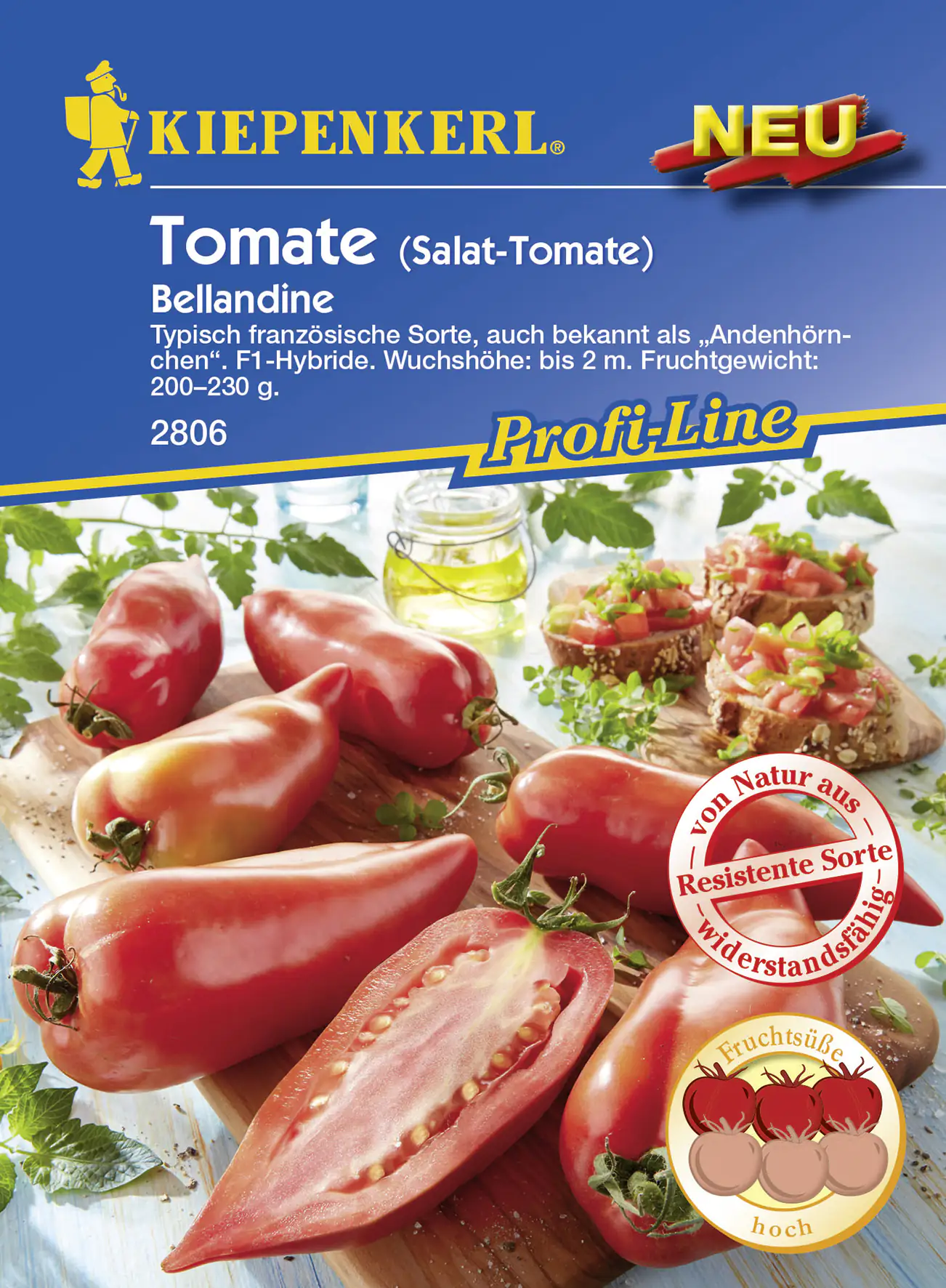 4000159178069 Kiepenkerl Salat-Tomate Bellandine F1 Inhalt reicht für 5 Korn