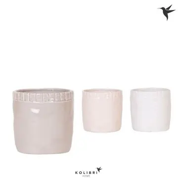Pflanztopf Home Keramik Ø 12 x 13 cm farblich sortiert