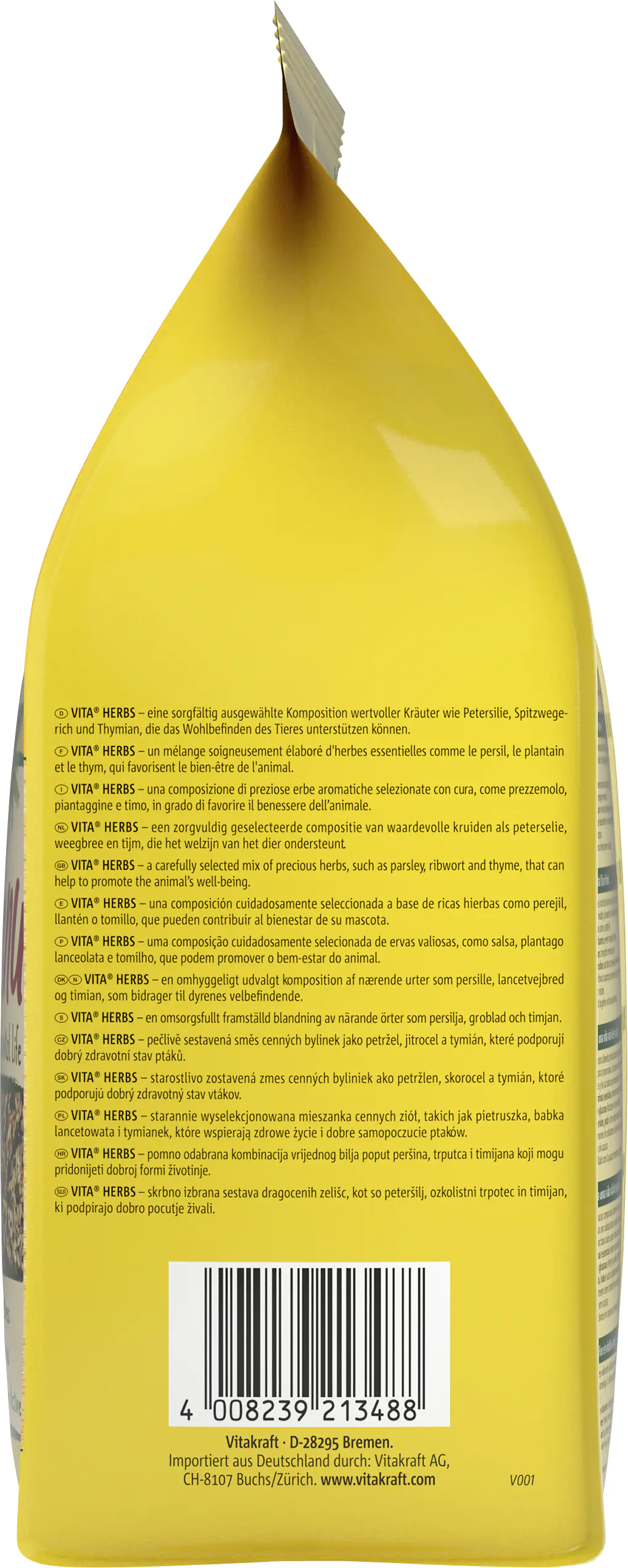 Vitakraft Premium Menü 3 kg Vitakraft Premium Menü 3 kg