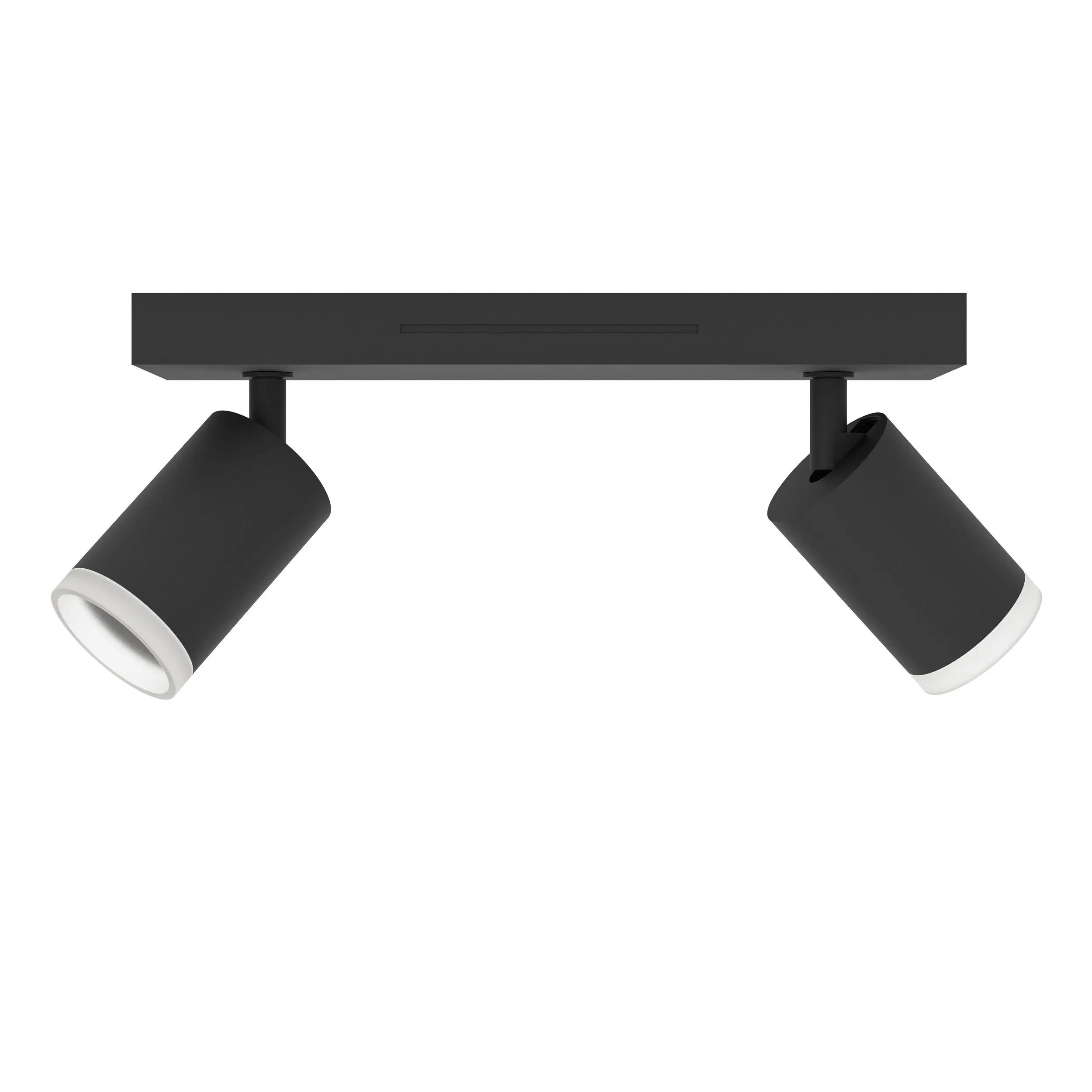 Eglo LED Leuchten 2er Spot Melitello-Z schwarz 25 x 11 cm RGB dimmbar