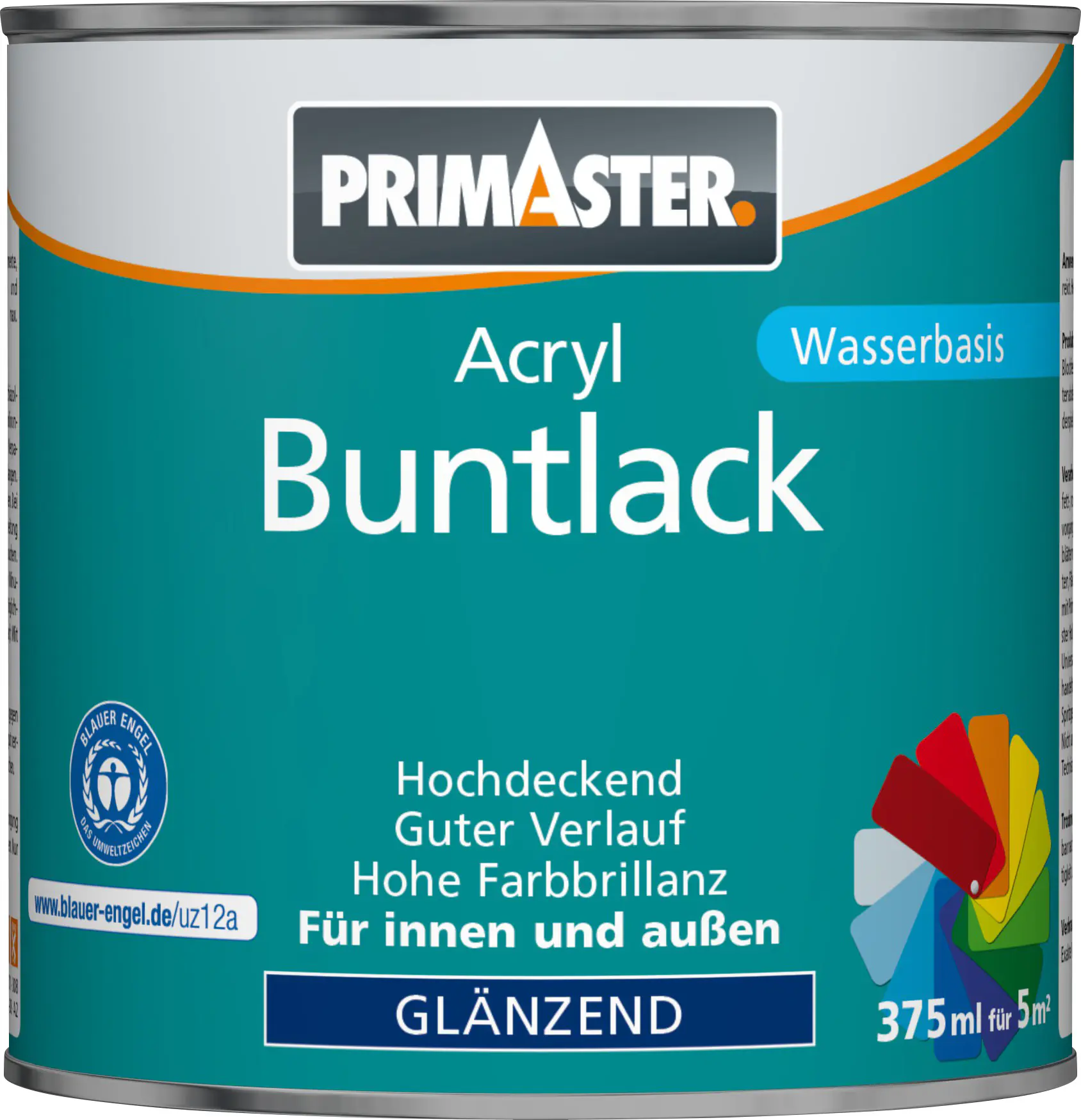 Primaster Acryl Buntlack RAL 9001 375 ml cremeweiß glänzend Primaster Acryl Buntlack RAL 9001 375 ml cremeweiß glänzend