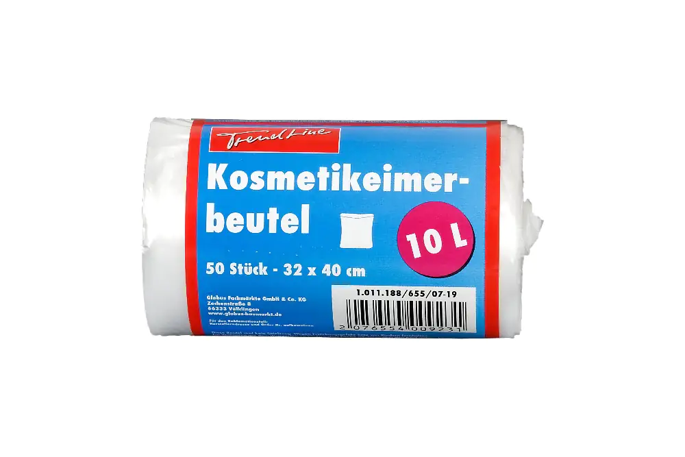TrendLine Müllbeutel für Kosmetikeimer 10 L 50 Stück TrendLine Müllbeutel für Kosmetikeimer 10 L 50 Stück