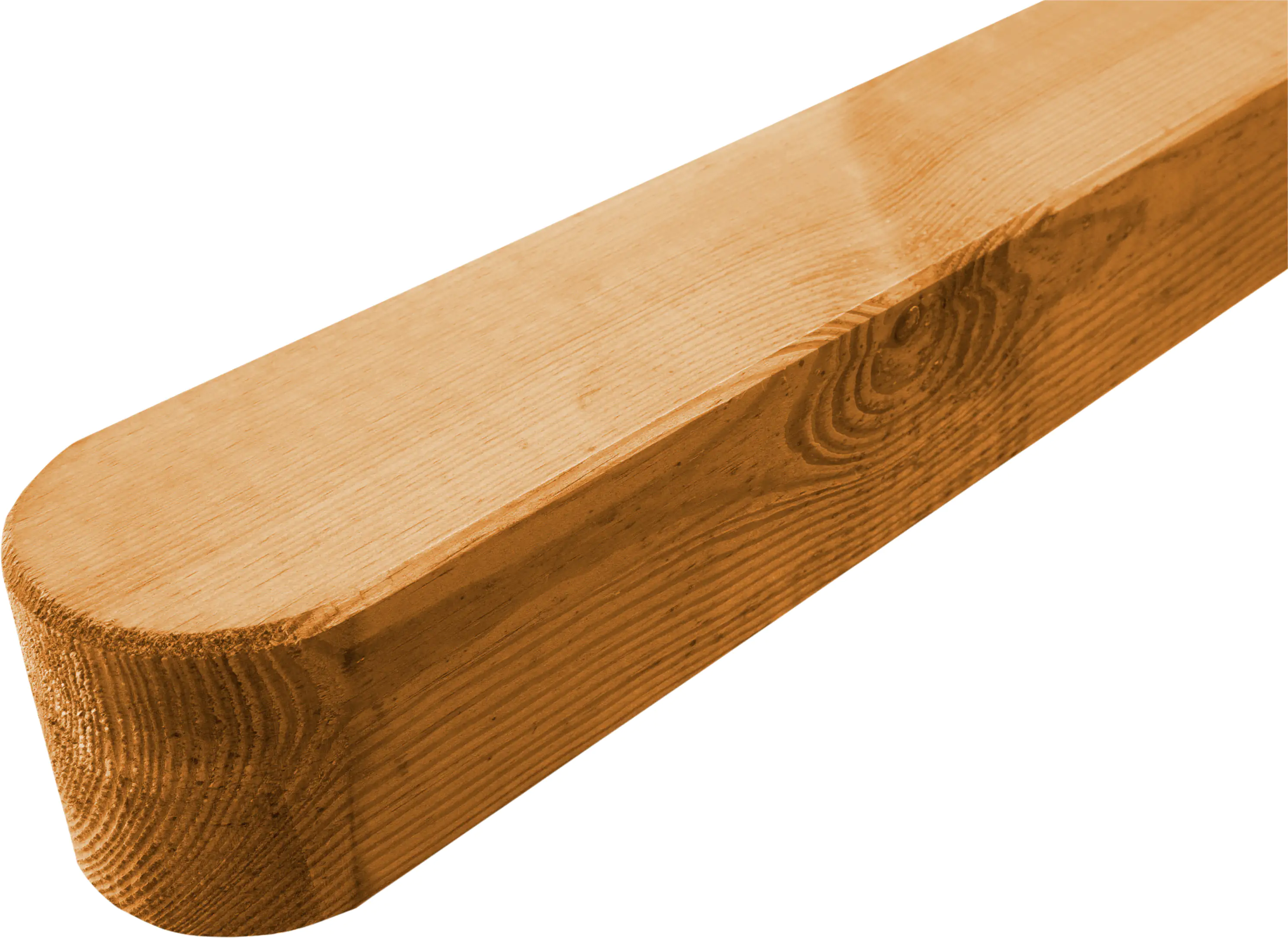 Rundkopfpfosten 195 cm, 90 x 90 mm, Kiefer gehobelt, Pinie Farbton Rundkopfpfosten 195 cm, 90 x 90 mm, Kiefer gehobelt, Pinie Farbton