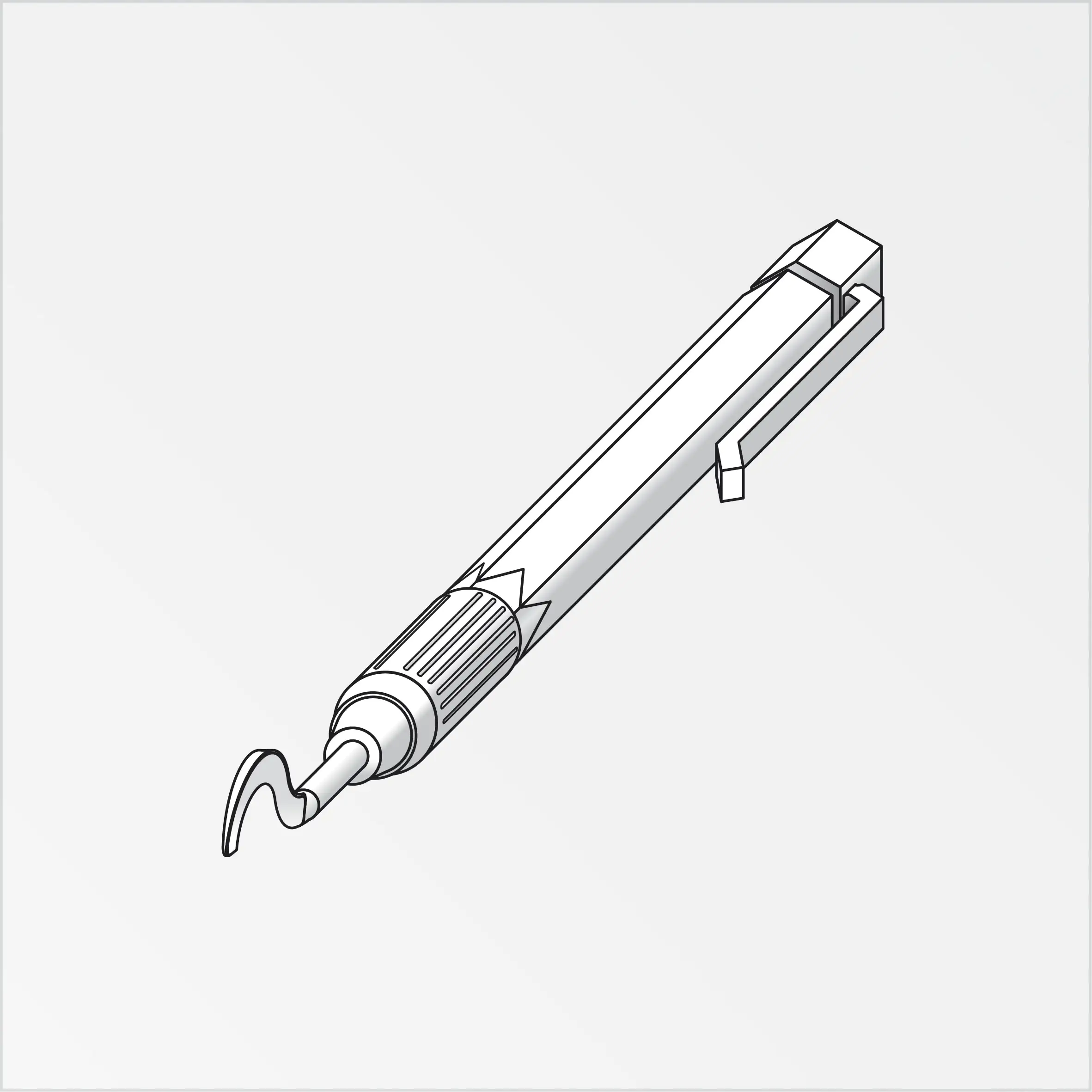 alfer Universal-Entgrater ,  PVC (Kunststoff) glatt blau