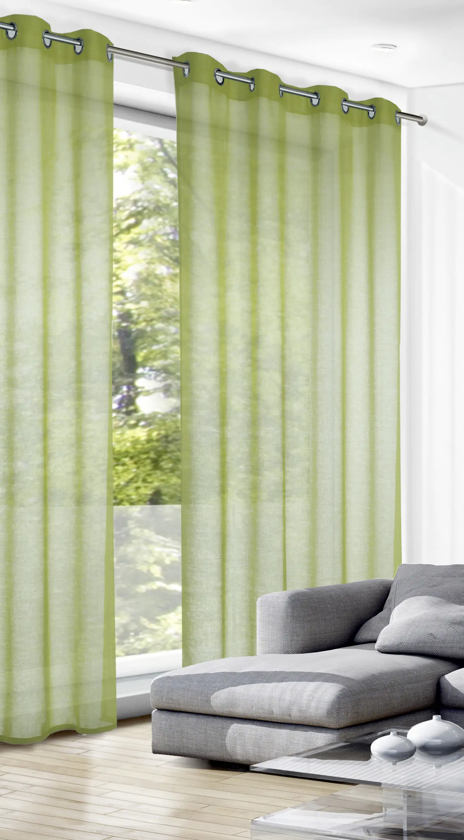 Neusser Collection Ösenschal grün, 245 x 140 cm