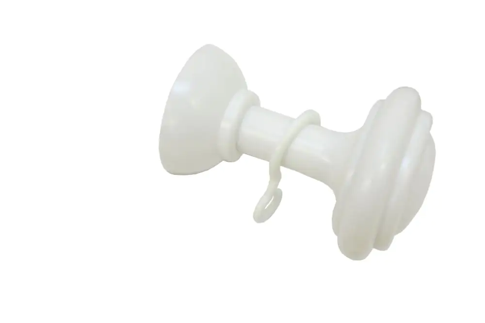 Gardinia Schalhalter Bifo Ø 28 mm, weiß, 8 cm