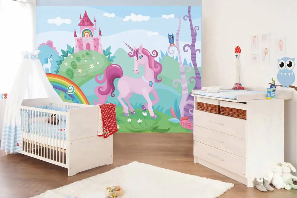 papermoon Vlies- Fototapete Digitaldruck 250 x 180 cm Kids Purple Unicorn papermoon Vlies- Fototapete Digitaldruck 250 x 180 cm Kids Purple Unicorn