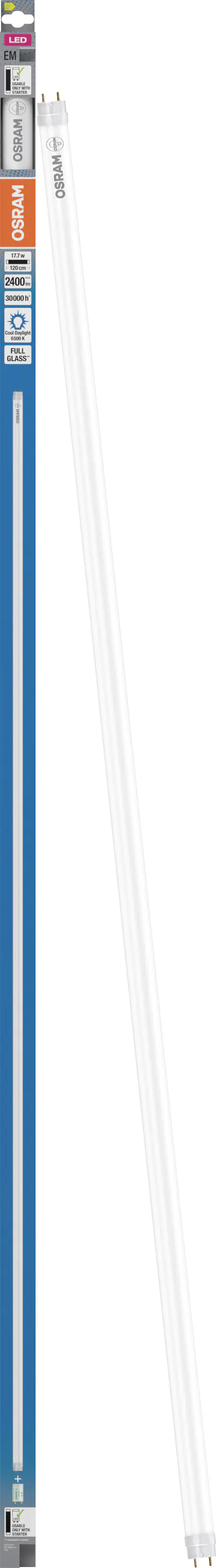 Osram LED Röhre 121,2 cm G13 17,7 W kaltweiß weiß