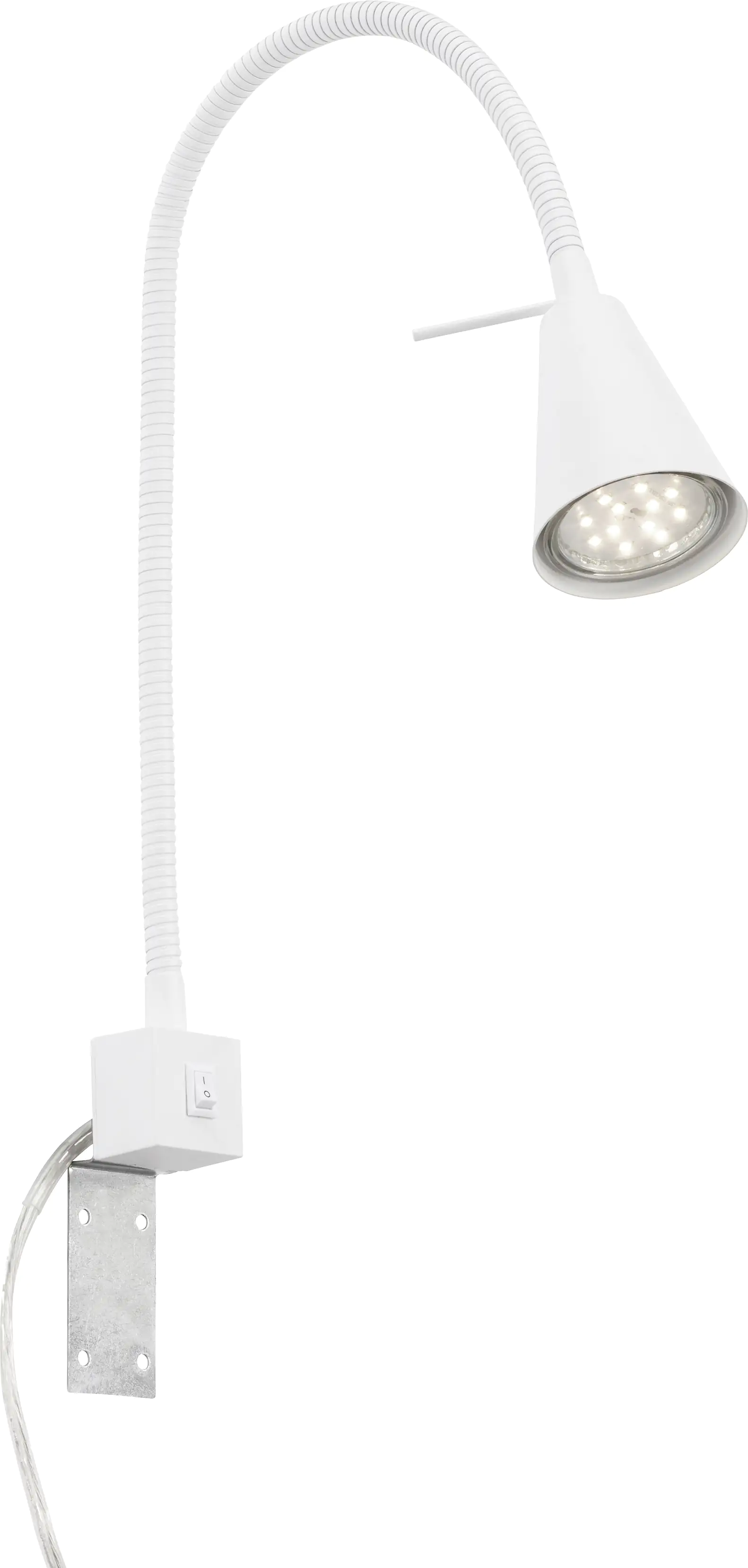 Briloner LED Wandleuchte Tuso weiß 5W, warmweiß