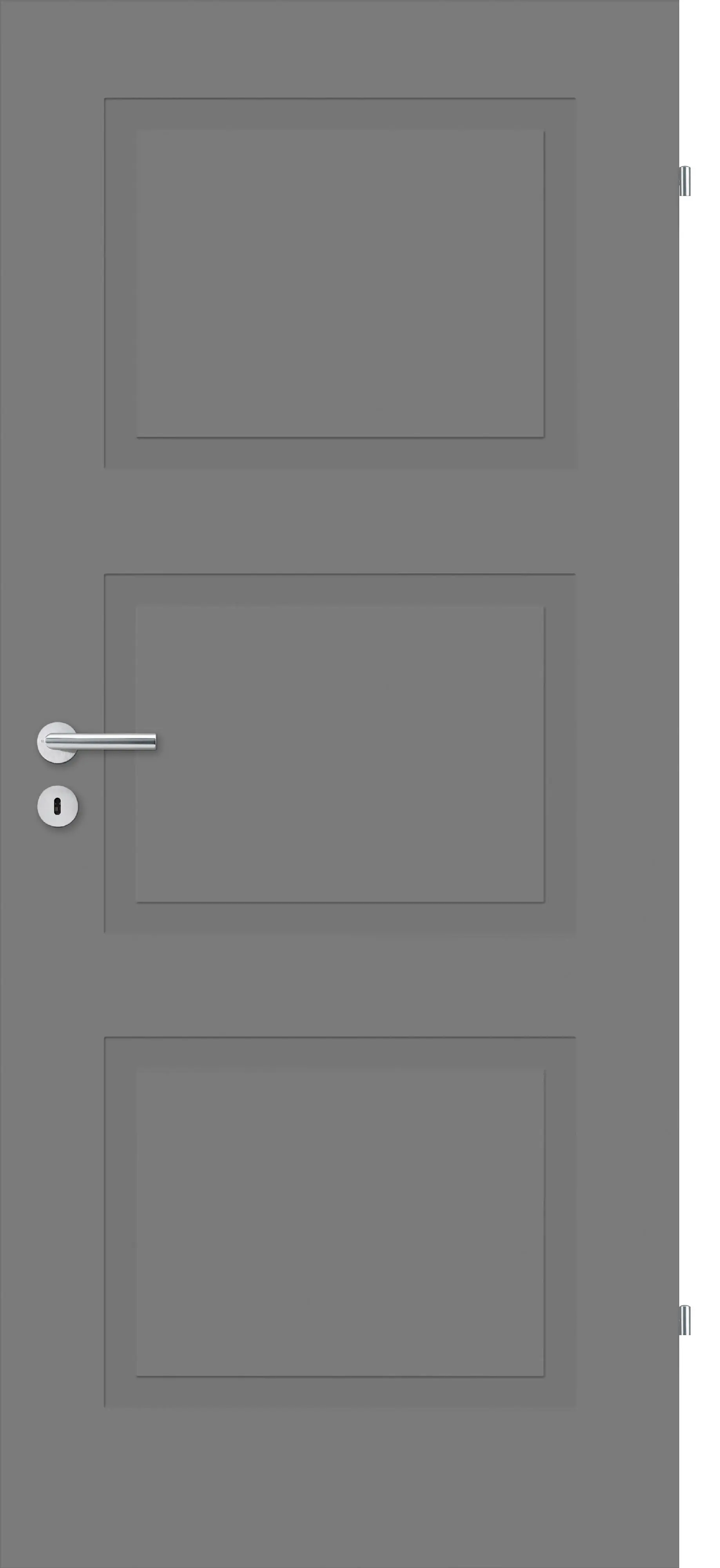 Borne Türblatt Lusso 03 Lack edelgrau Röhrenspan