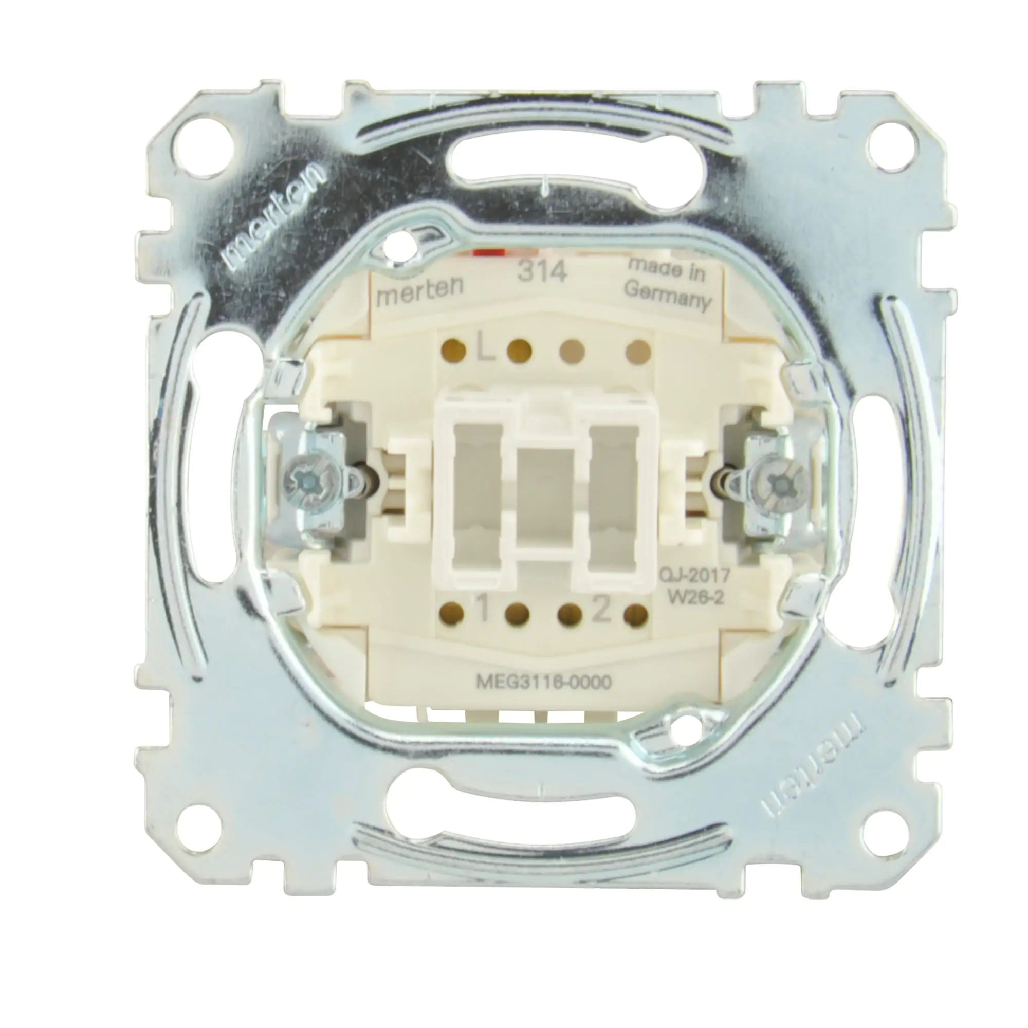 Merten Aus- und Wechselschaltereinsatz für 1 Wippe, MEG3116-0000  