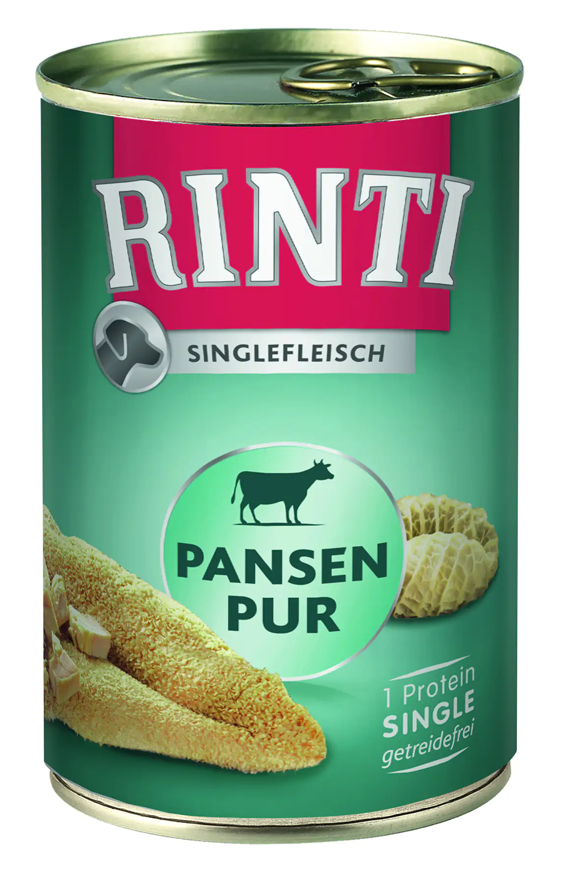 Rinti Singlefleisch Hundenassfutter Adult 400 g Pansen pur Rinti Singlefleisch Hundenassfutter Adult 400 g Pansen pur