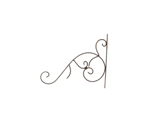 TrendLine Metall Haken zum Aufhängen Maße: 43 x 23 x 34 cm