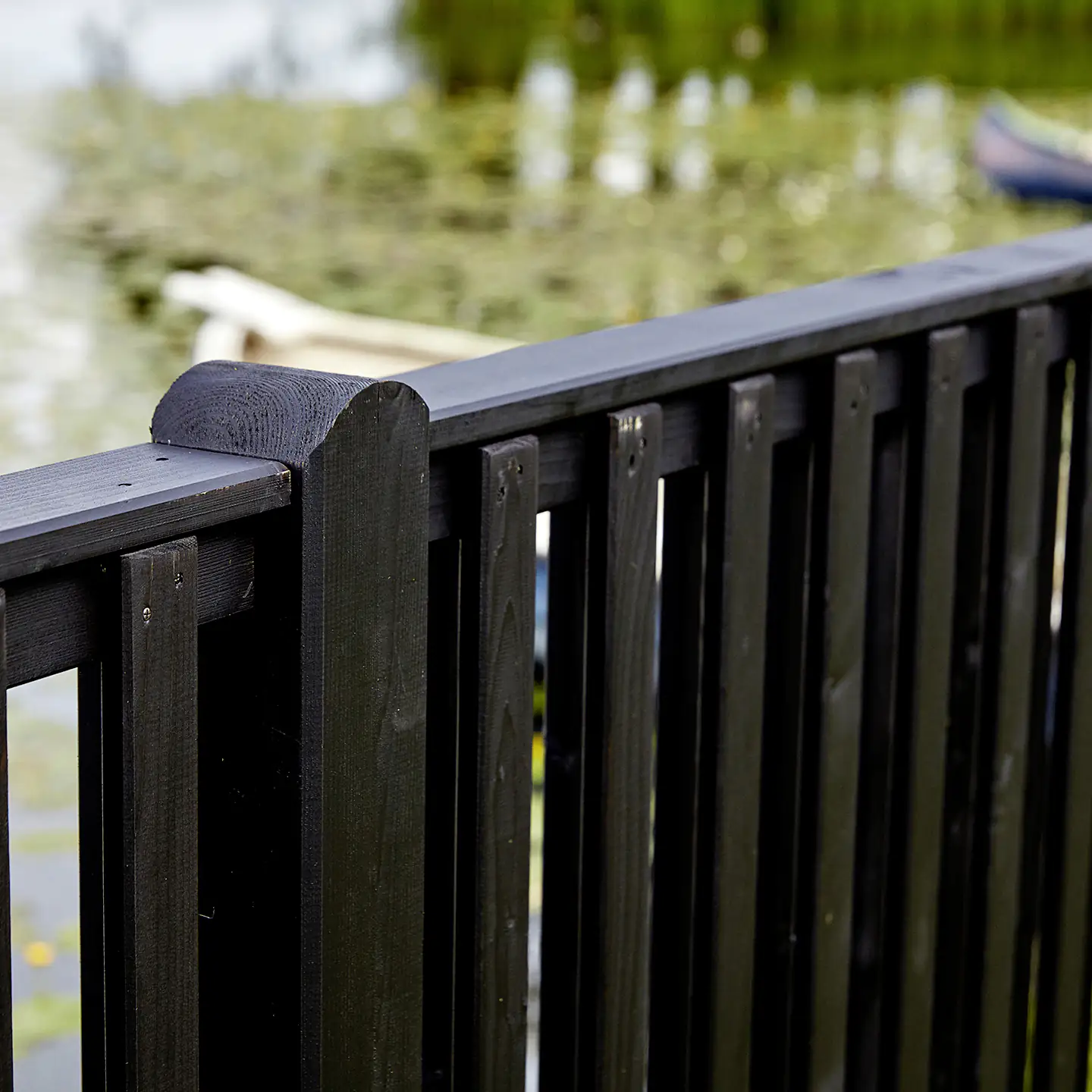 Plus Zaun Nagano 90 x 180 cm RAL 9005 Schwarz