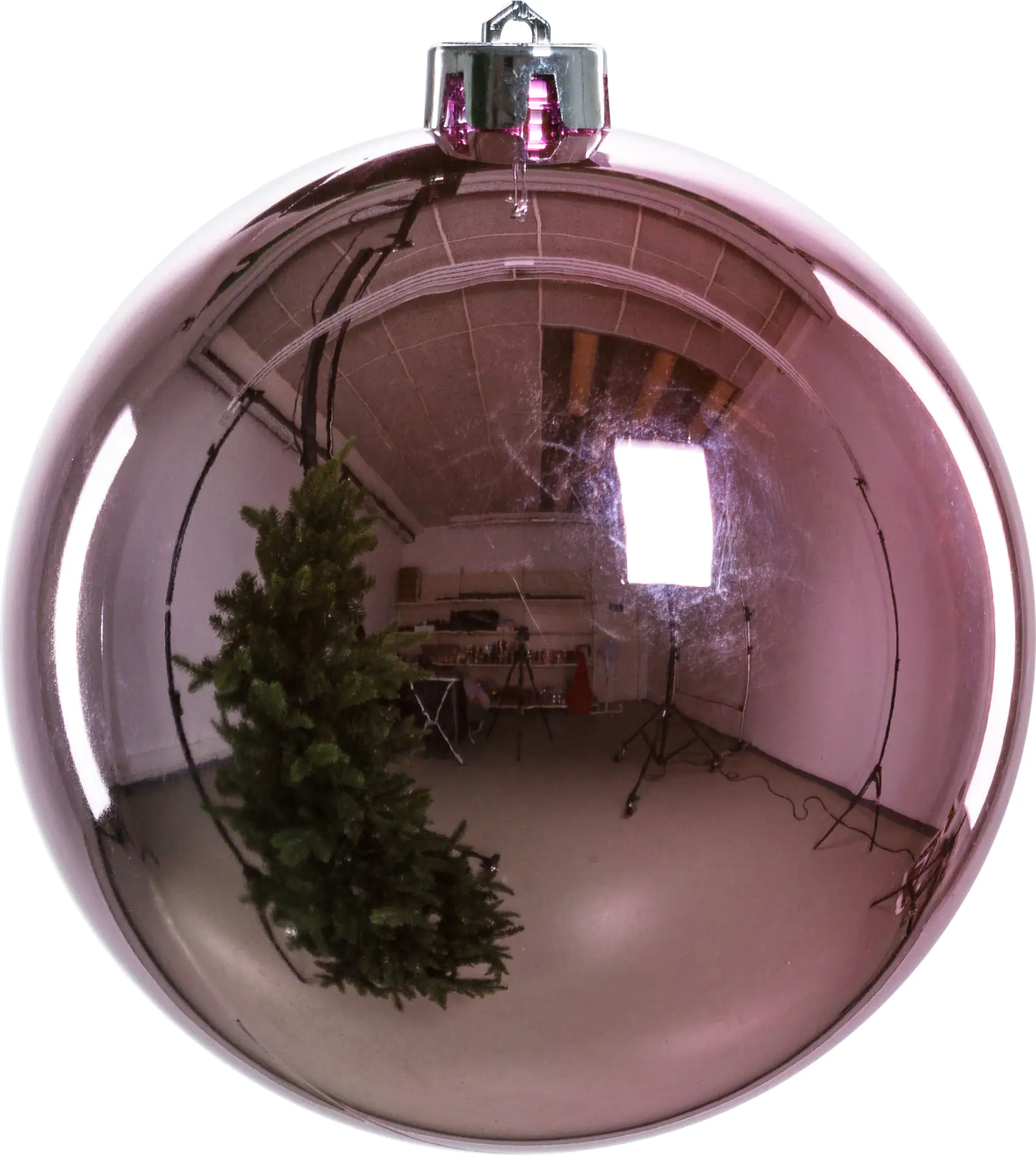 TrendLine Weihnachtskugel bruchfest, langlebig Ø 14 cm rosé 1 Stück