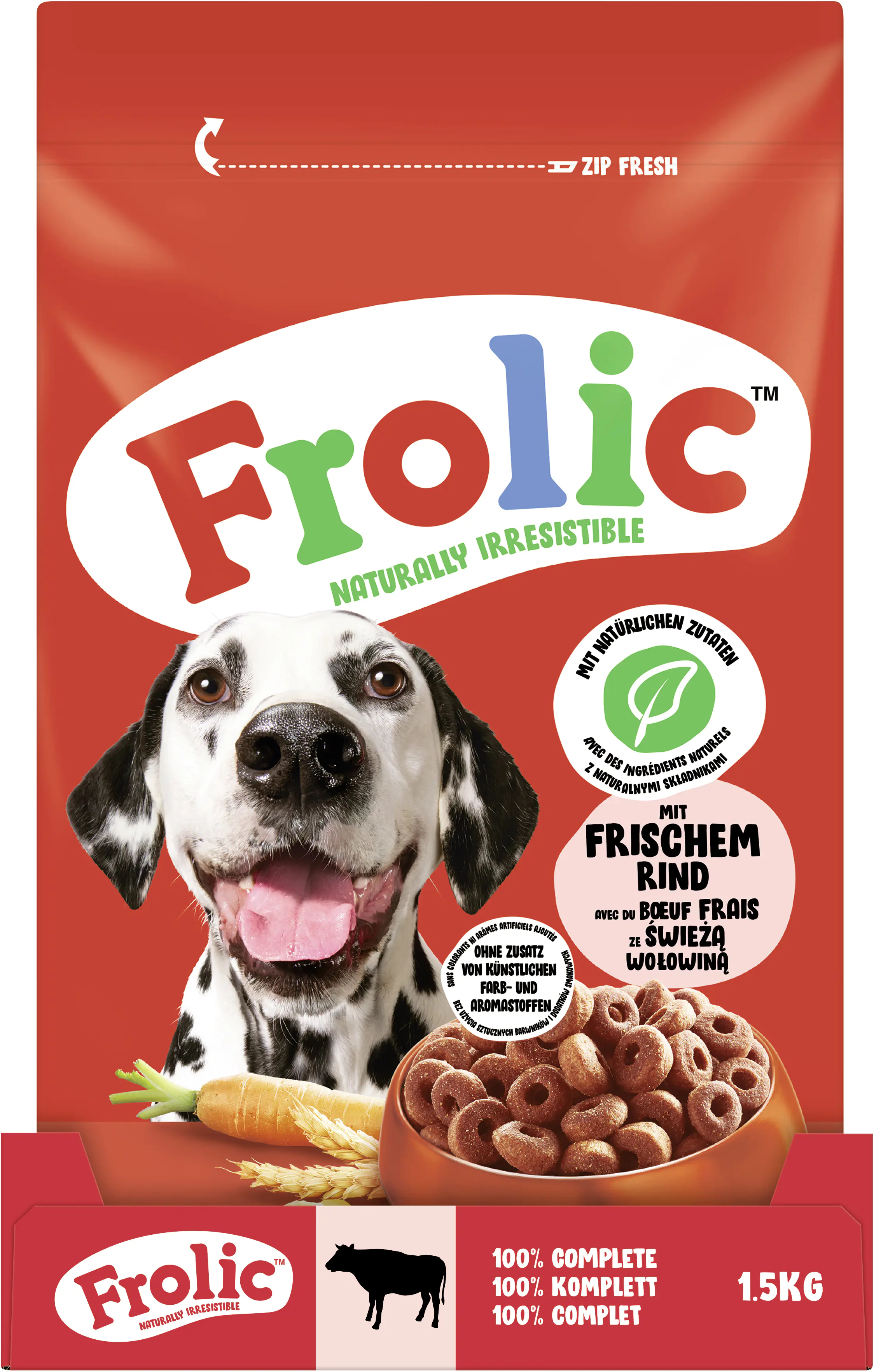 Frolic Trockenfutter Rind 1,5 kg Frolic Trockenfutter Rind 1,5 kg