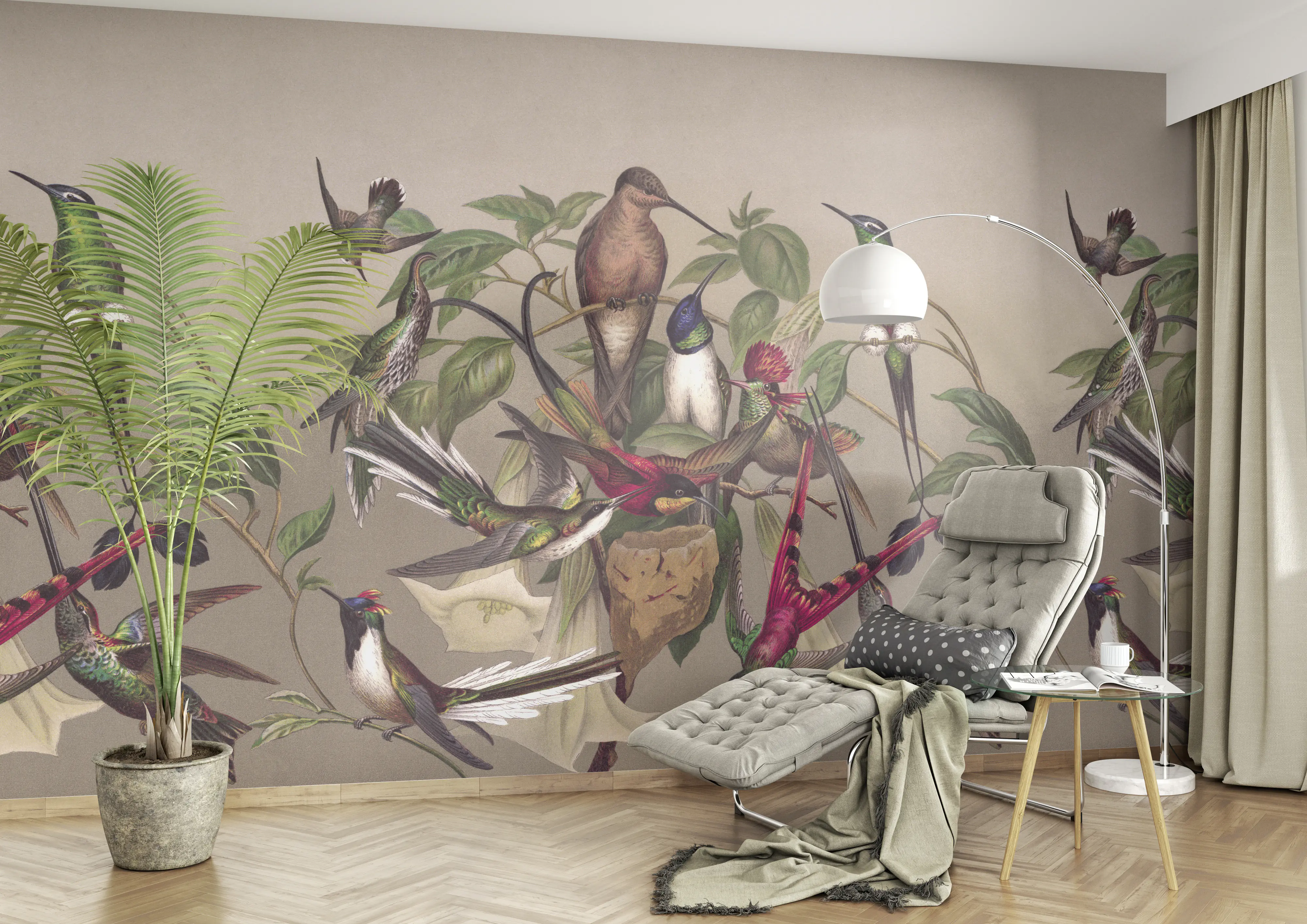 Rasch Vlies Fototapete 543568 Beige-Hellbeige Muster & Motive 3 m x 3,18 m