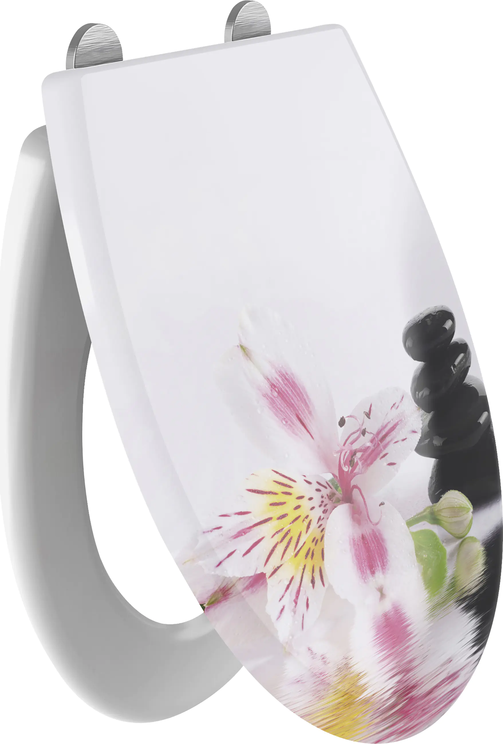 Duschwell Duroplast WC-Sitz Lilie