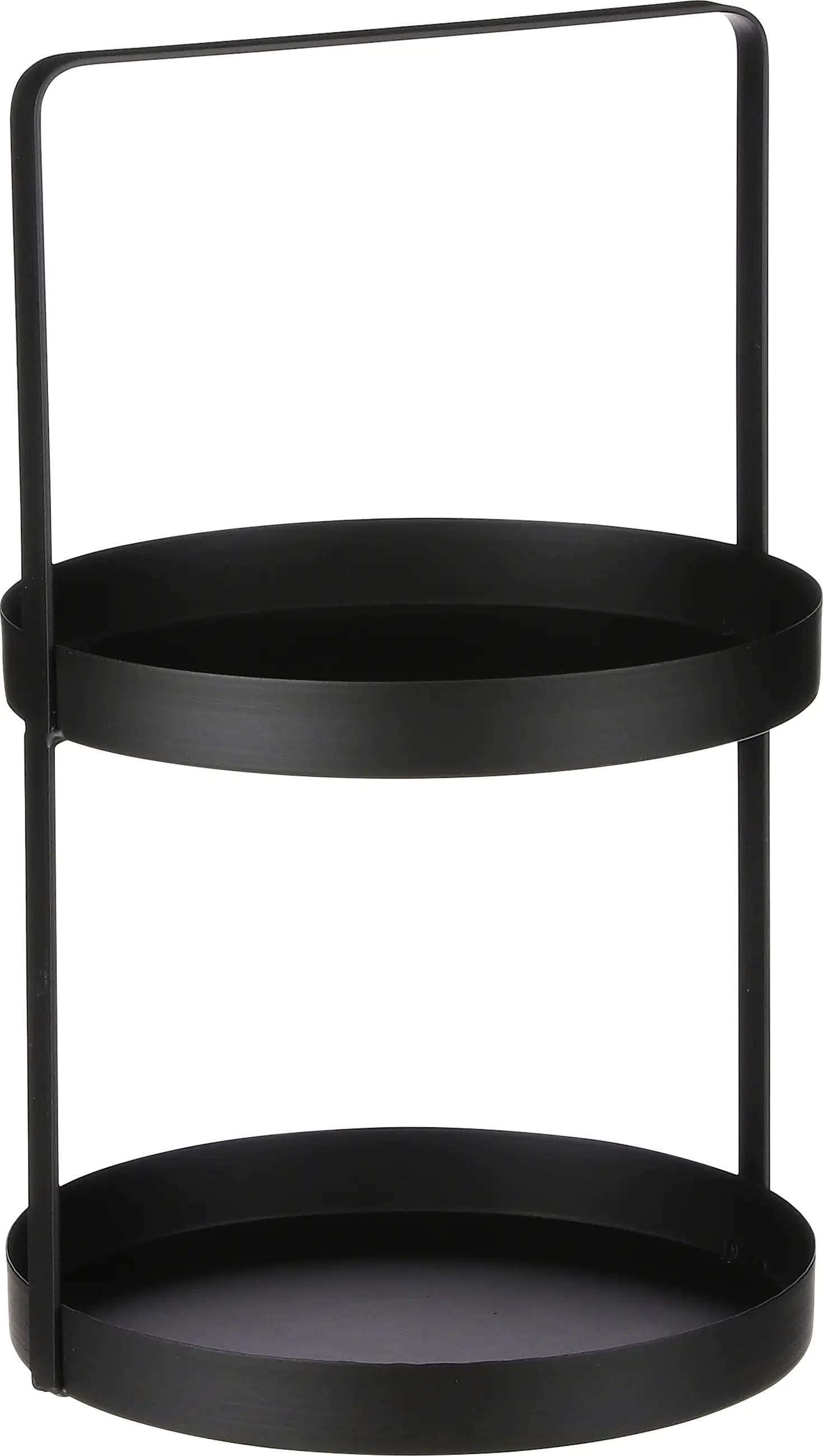 Mica Etagere schwarz Ø 25 x 41 cm