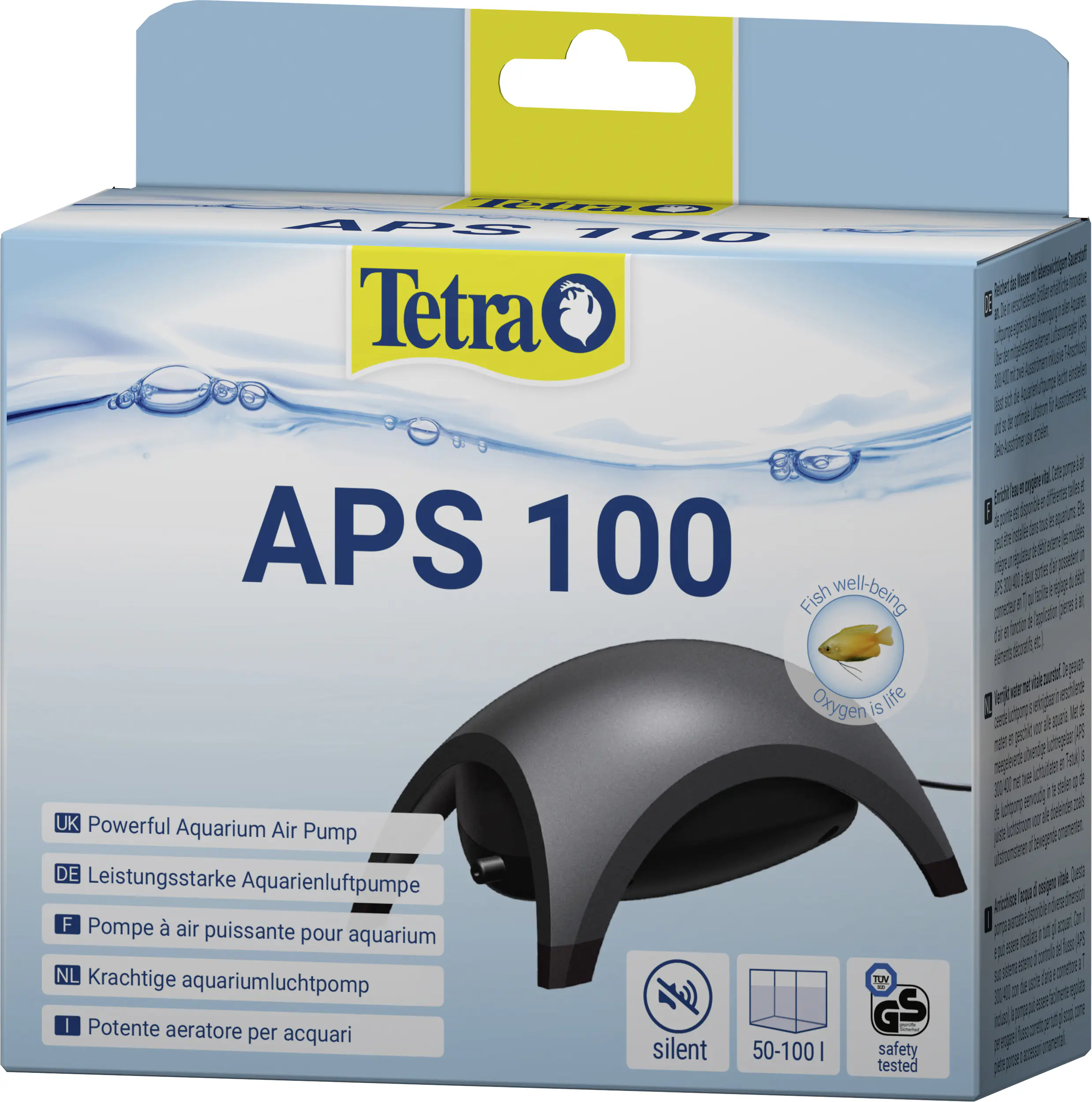 Tetra Aquarienluftpumpe APS 100 anthrazit