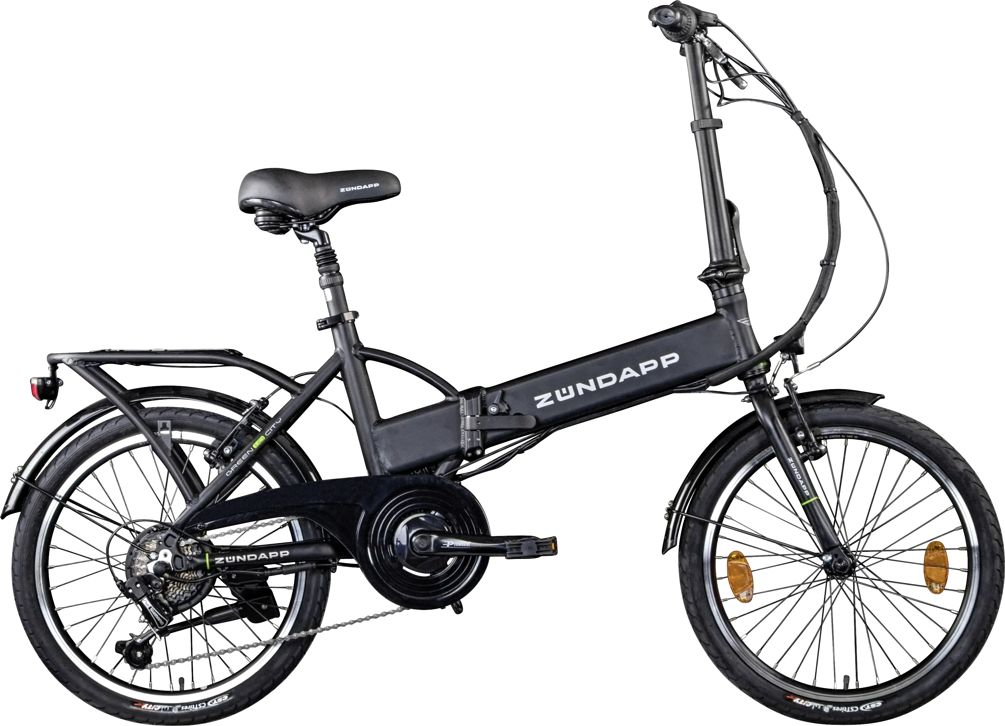 Zündapp E-Bike Faltrad Green 1.0 Unisex 20 Zoll RH 37cm 6-Gang 270 Wh schwarz