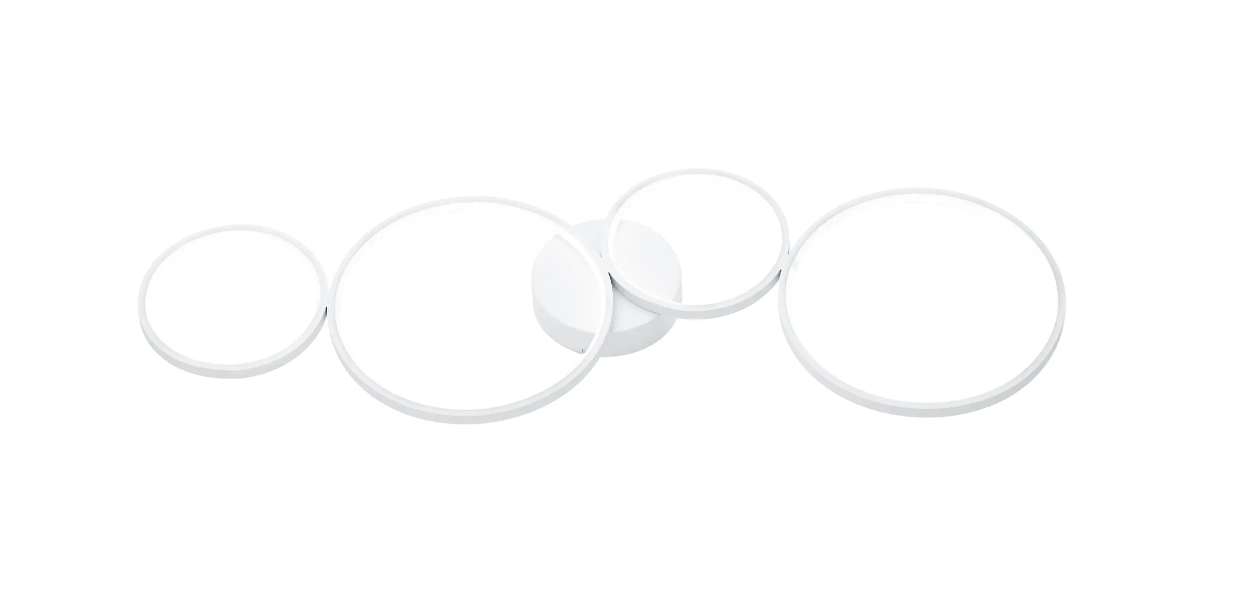 Trio LED Deckenleuchte Rondo weiß matt