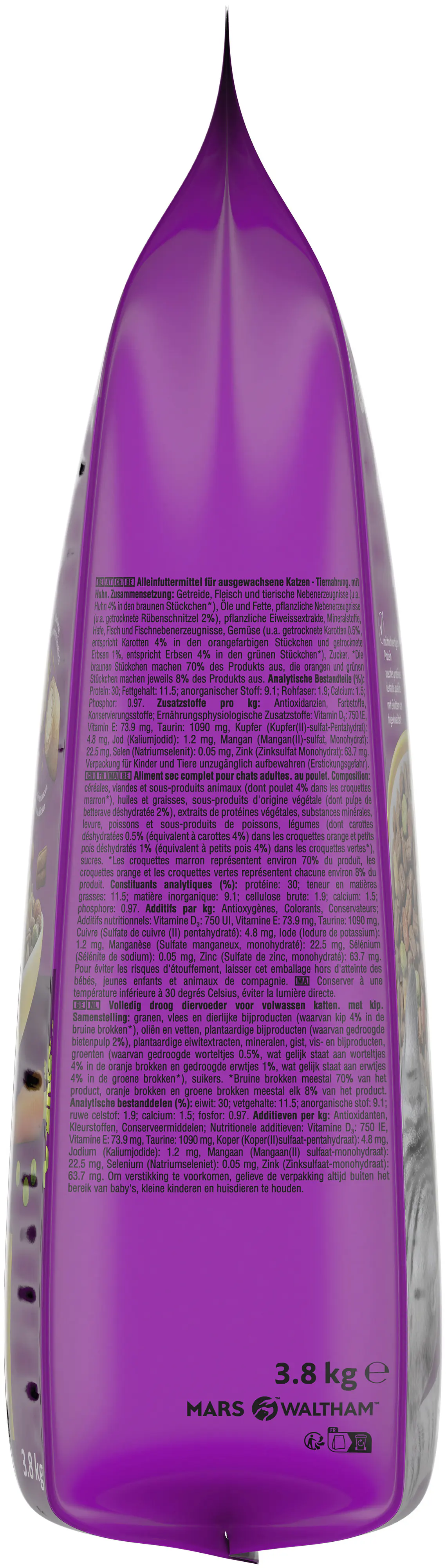 Whiskas Katzenfutter Adult 1+ mit Huhn 3,8 kg