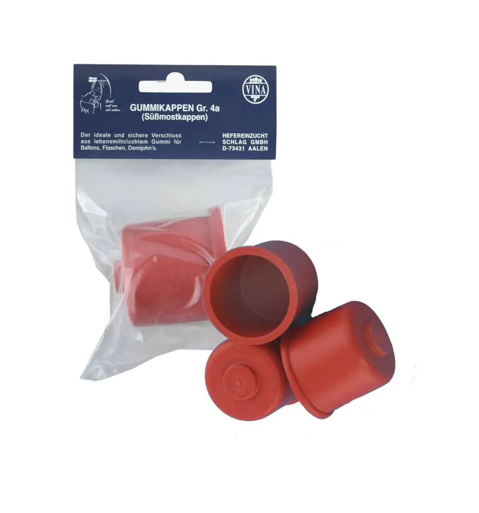 Süßmostkappen Gummikappen Gr.4a ohne Loch Gr.4A Ø 51mm 1 Stück, Ø 5,1 cm